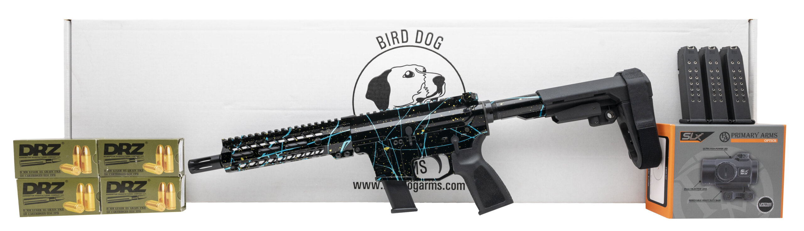 (SN:100401) Bird Dog BD-9 Deep Space Pistol Bundle Pack 9mm (NGZ5068)