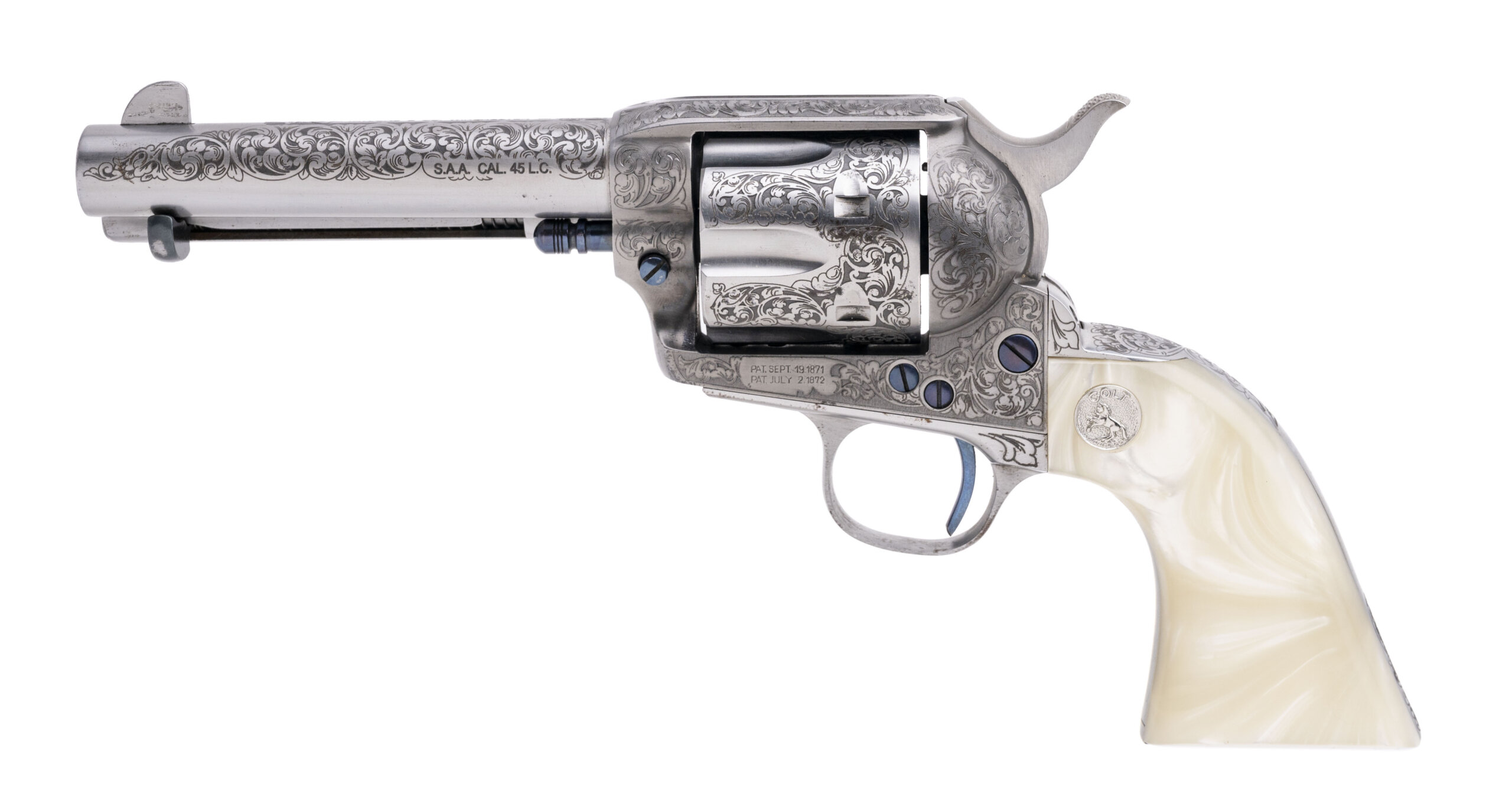 Uberti SAA Engraved Single Action Revolver .45 LC (PR70545)