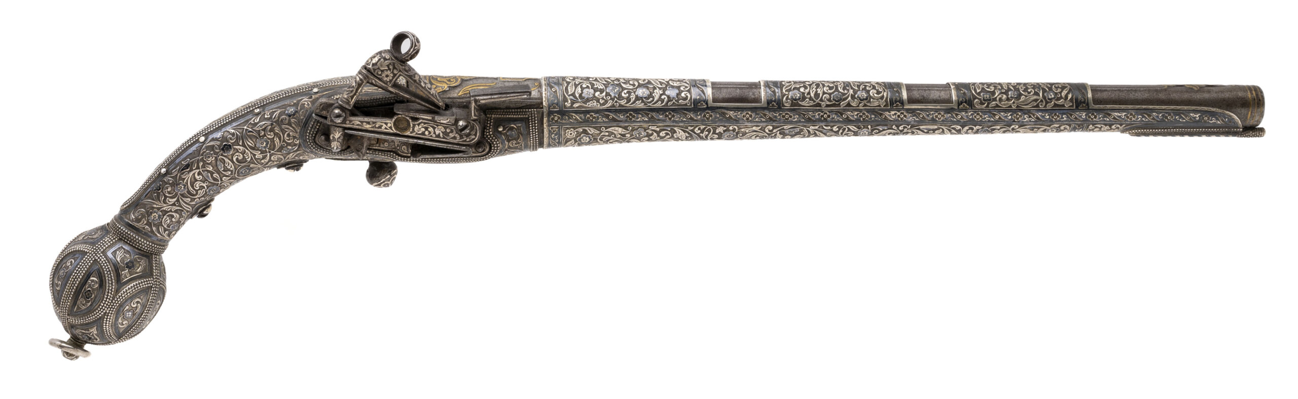 Beautiful Caucasian Miquelet Pistol (AH8797)