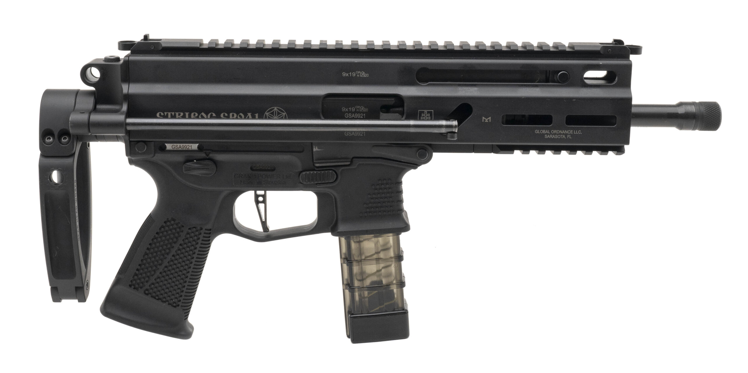 Grand Power Stribog SP9A1 Pistol 9mm (PR70320) ATX