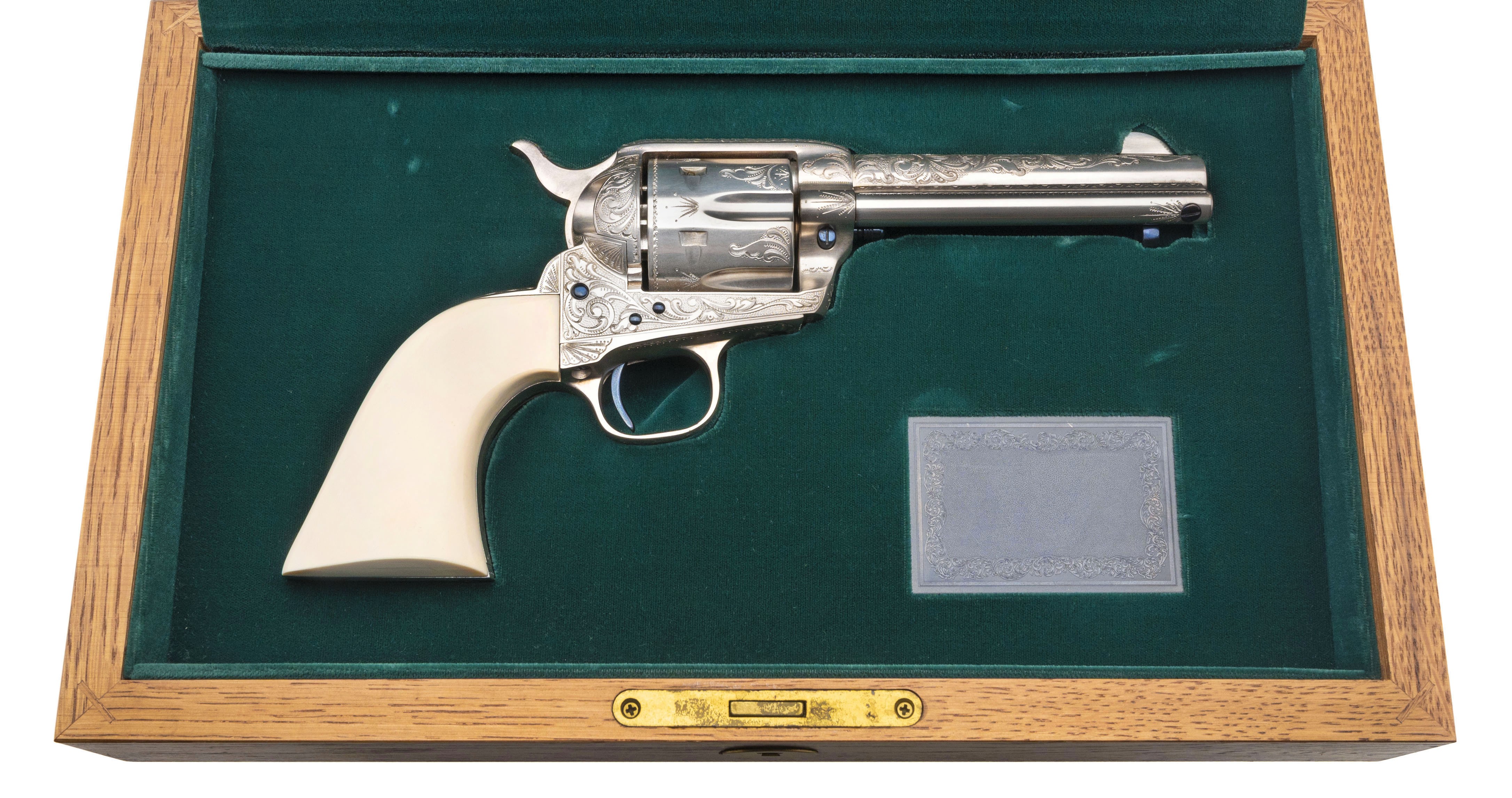 Colt Single Action 3rd Gen Custom Engraved Single Action .44-40 (C19461)