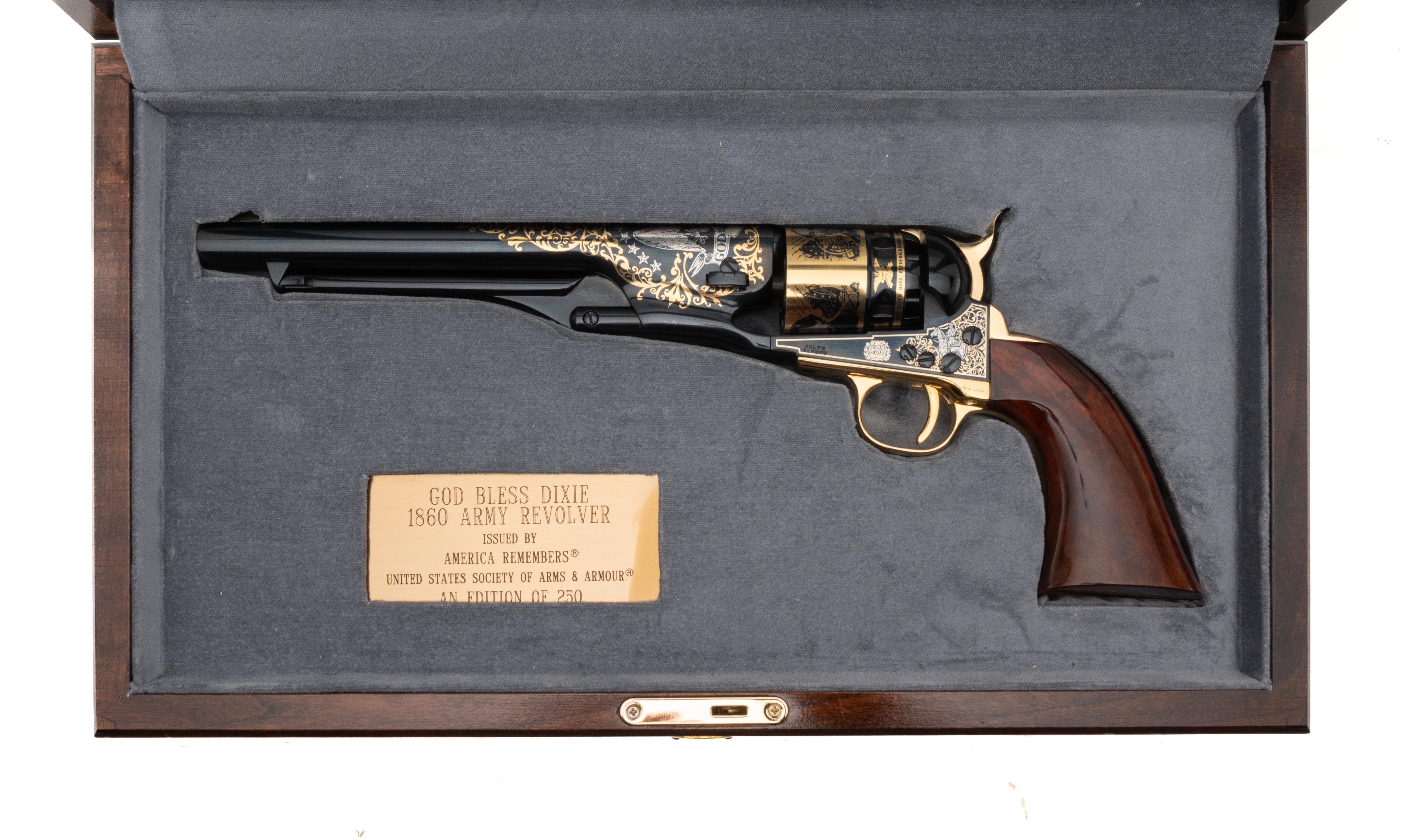 God Bless Dixie Commemorative 1860 Army Revolver (BP367)