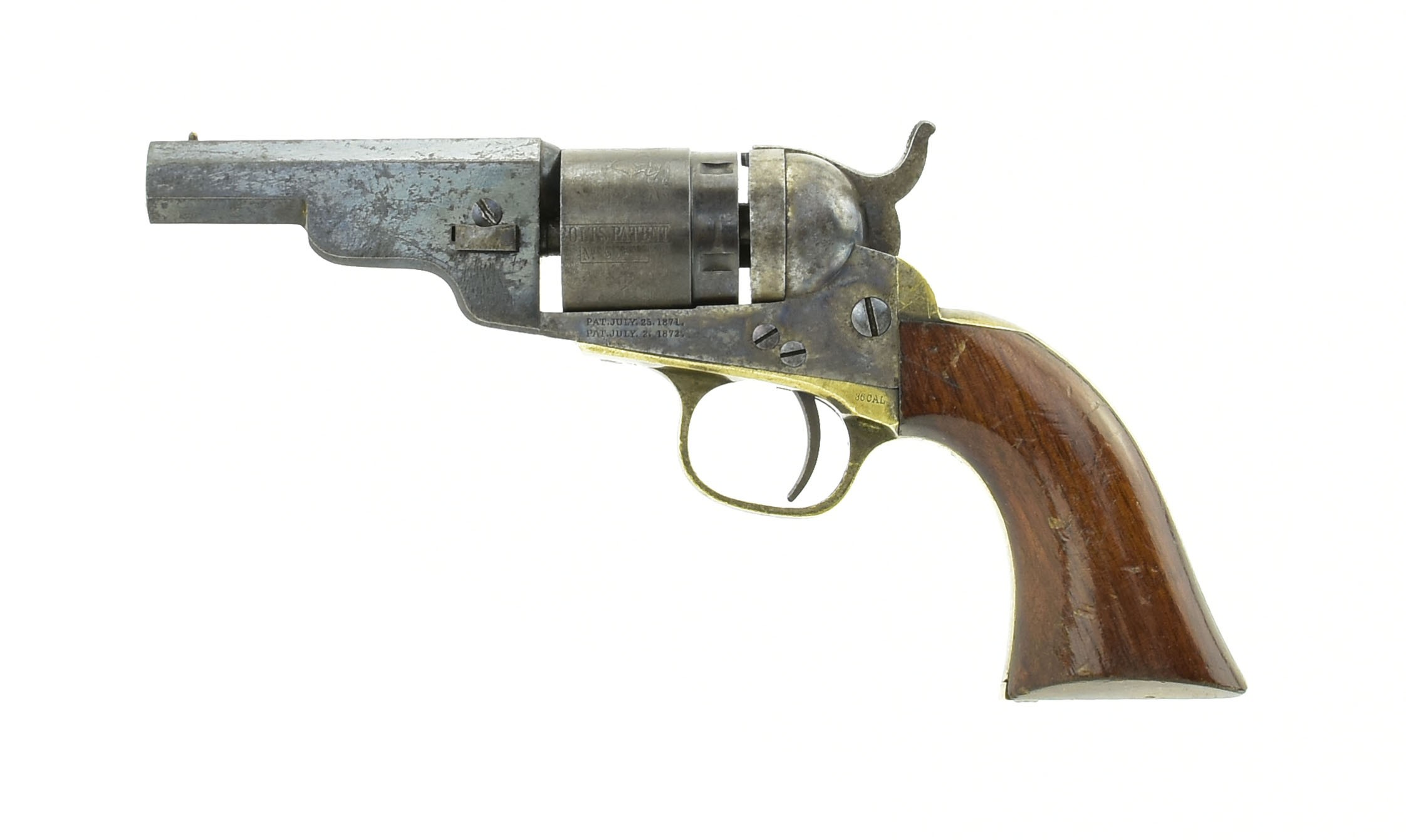 Colt Pocket Navy Conversion with 3" Barrel and Loading Gate (C15684)