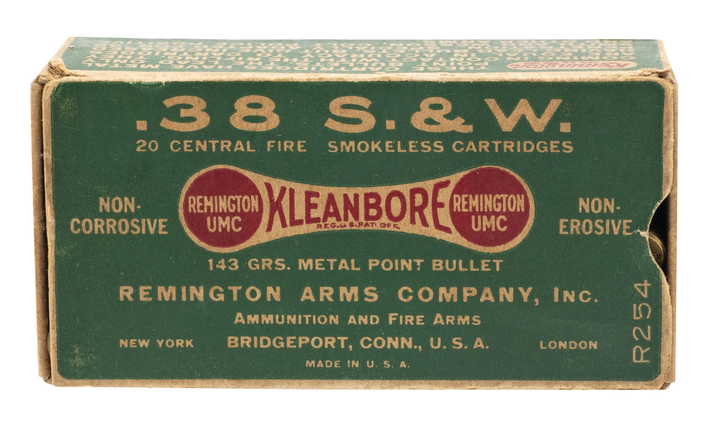 Partial Box of Remington Kleanbore .38 S&W (AM1751)