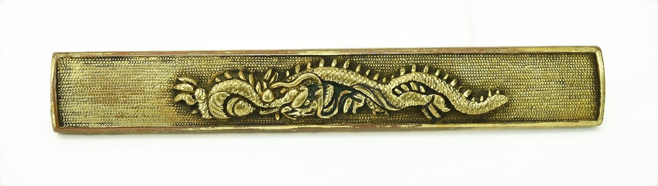Kodzuka Dragon in Gold with Nanako