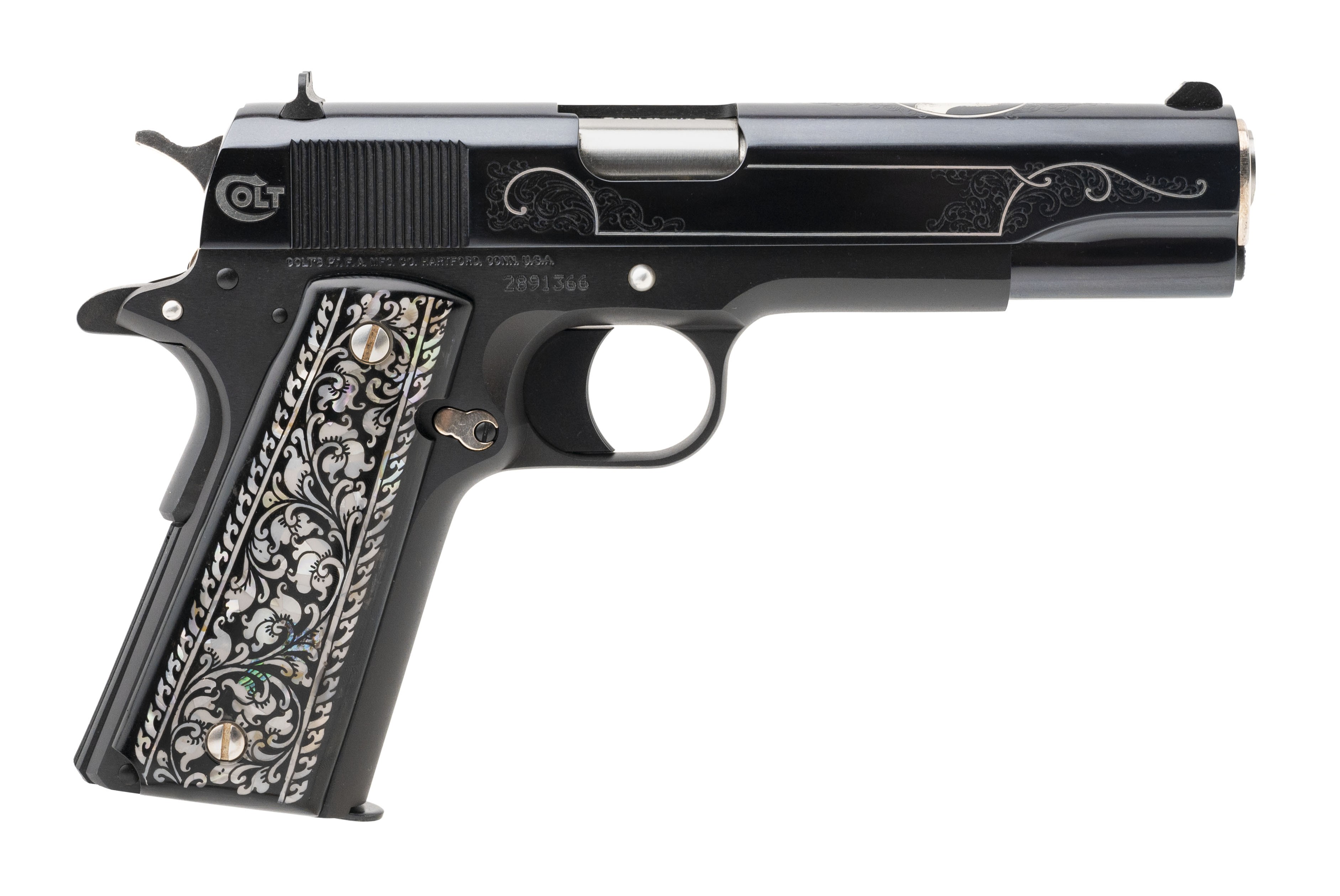 Colt Silver Stallion Government Pistol .45 ACP (C20103) ATX