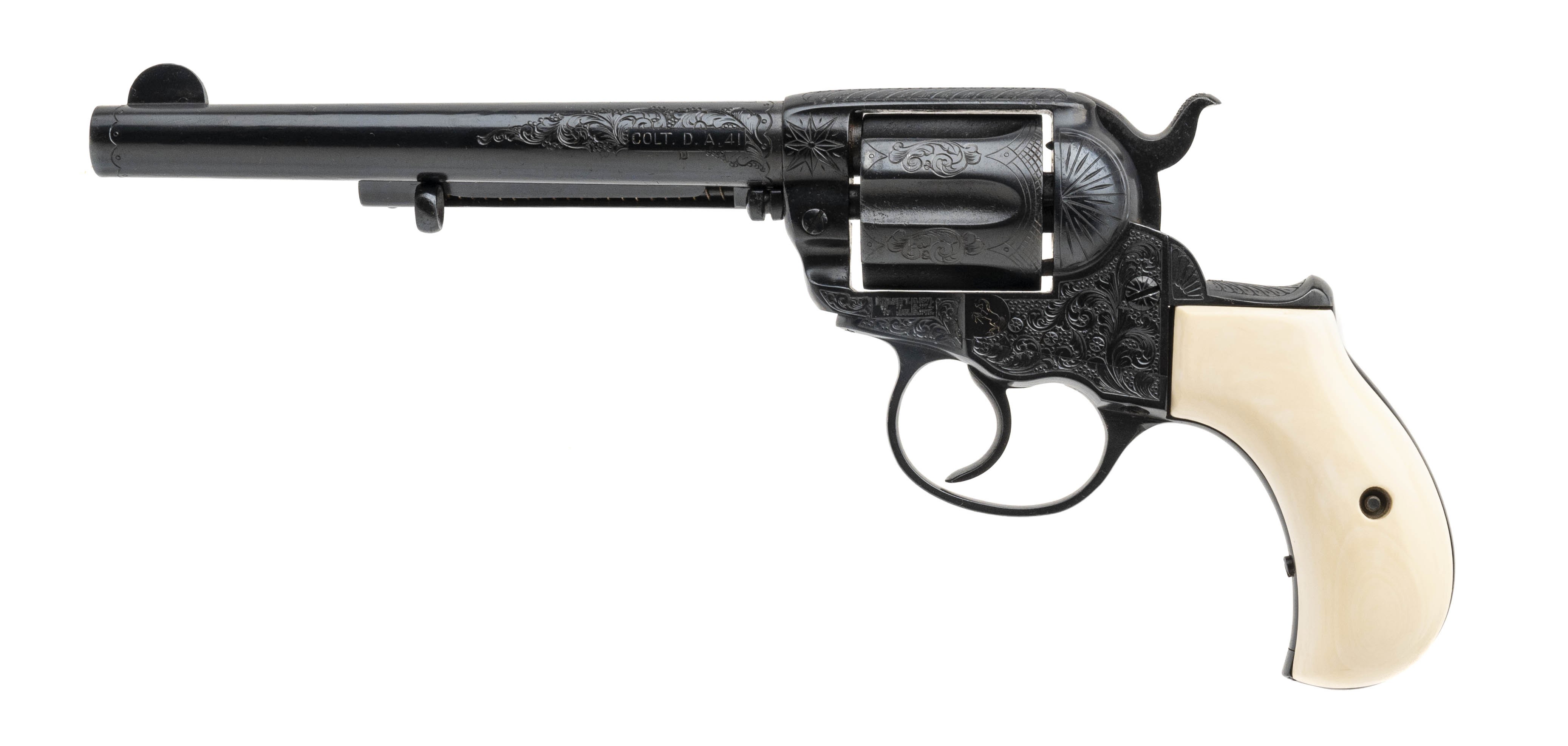 Engraved Colt Model 1877 Thunderer .41 Colt (C19822)