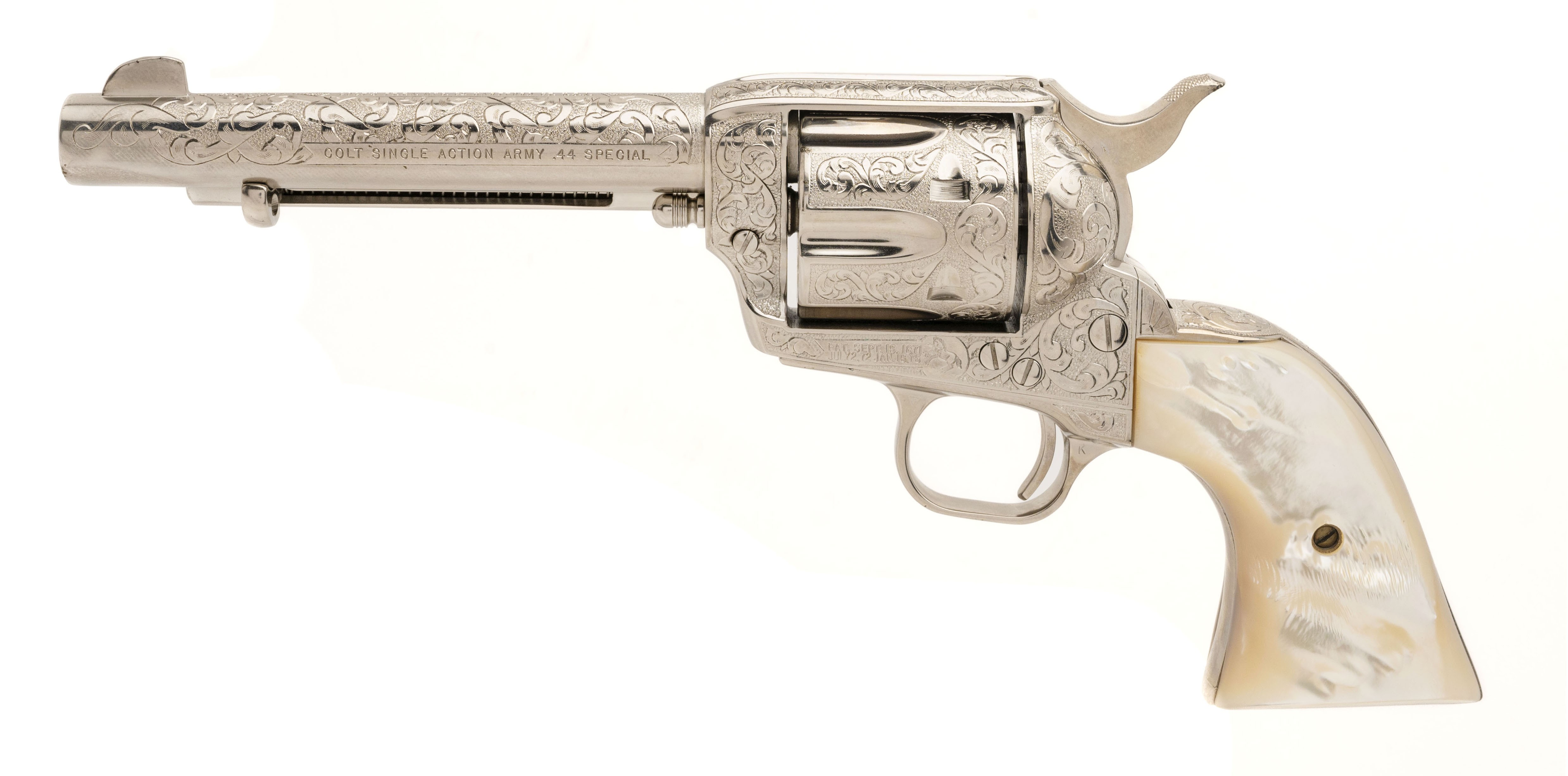 Colt Single Action Army Engraved 3rd Gen Revolver .44 Special (C20117)