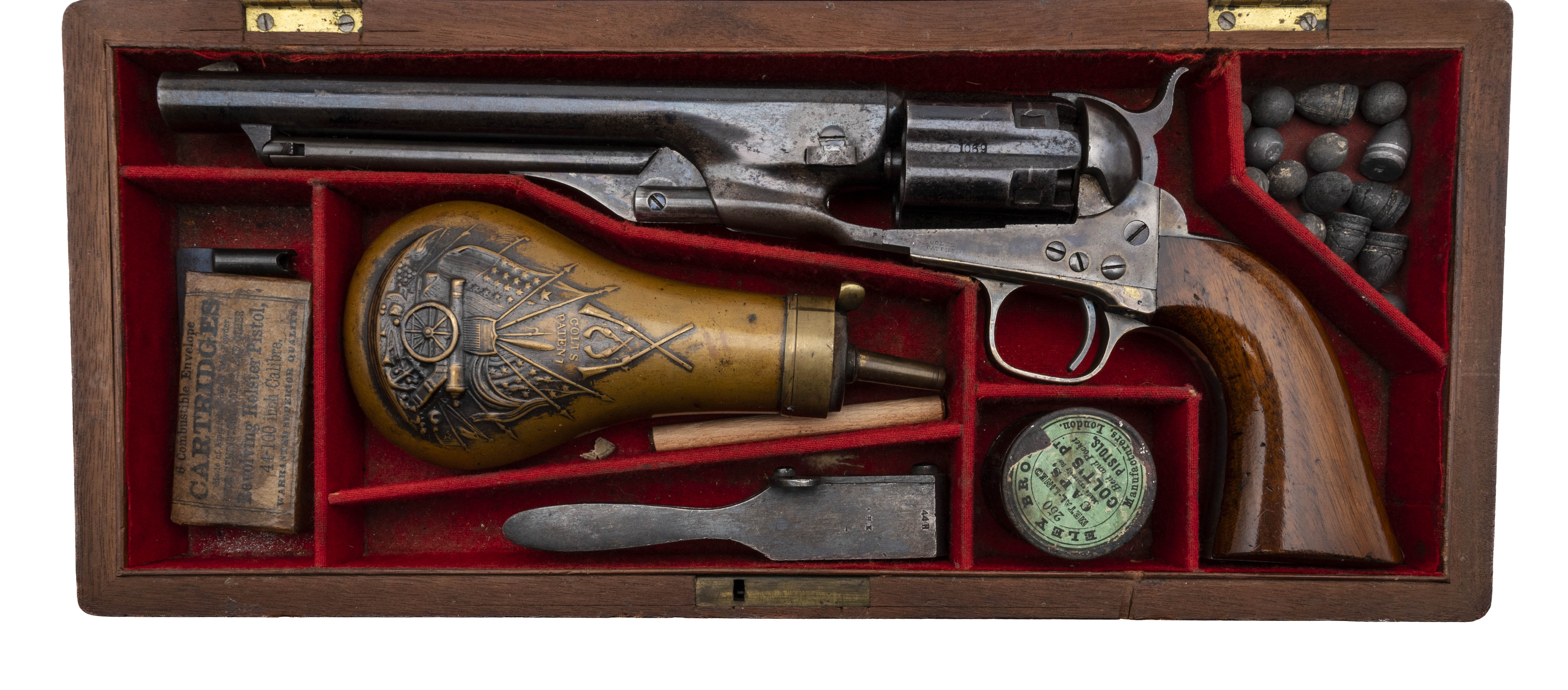 Cased Colt 1860 Fluted Army (AC1015)