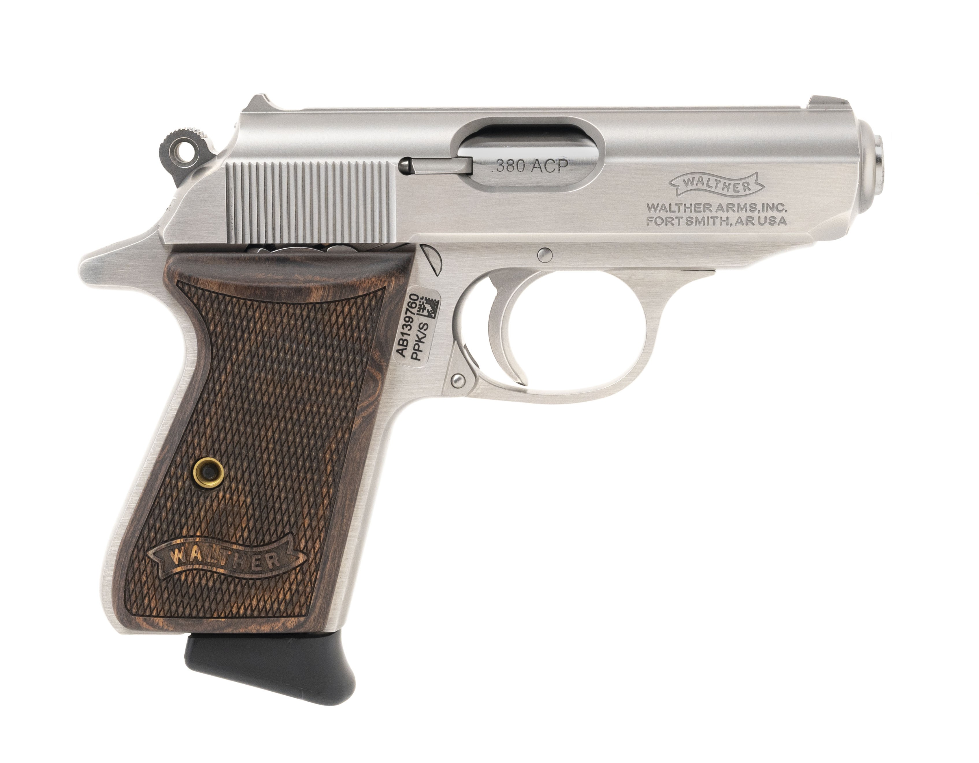 (SN: AB169188) Walther PPK/S Pistol .380 ACP (NGZ467) NEW