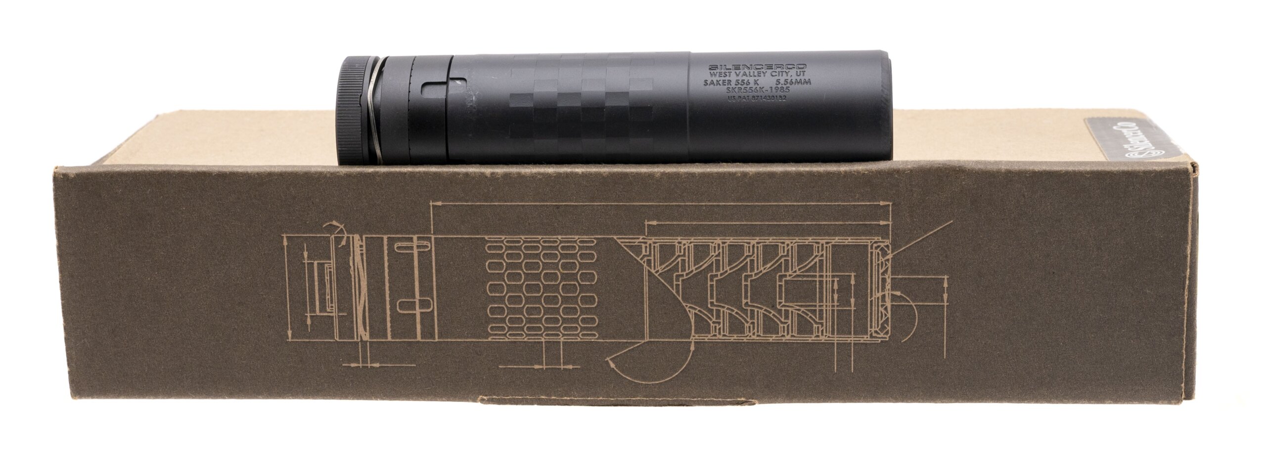 (SN: SKR556K-1983) SilencerCo Saker556K 5.56 NATO Suppressor (NGZ4748)