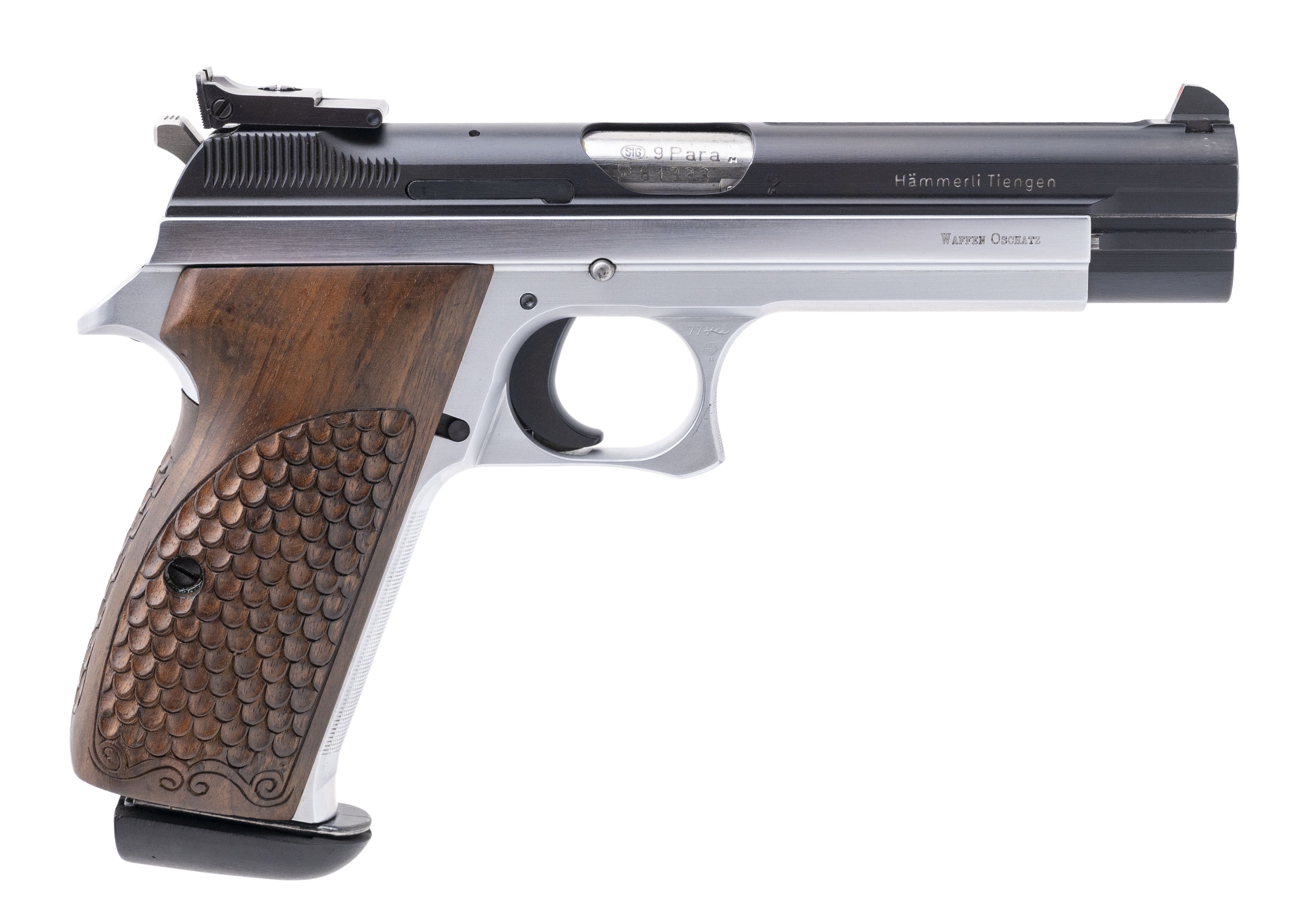 SIG P210-6 Oschatz Custom Pistol 9mm (PR68606) Consignment