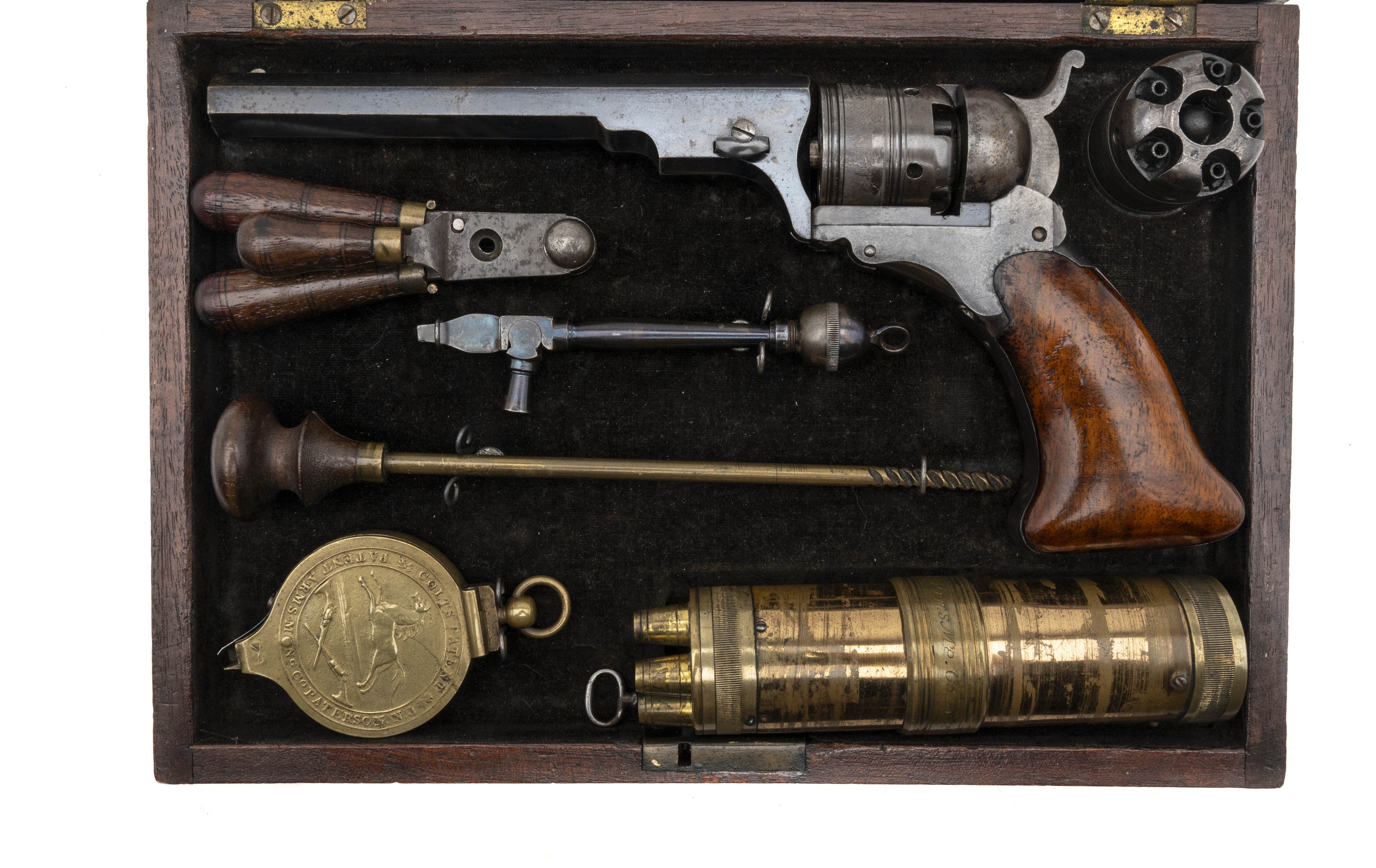 Cased Colt Belt Model No. 3 Paterson Revolver (AC464)