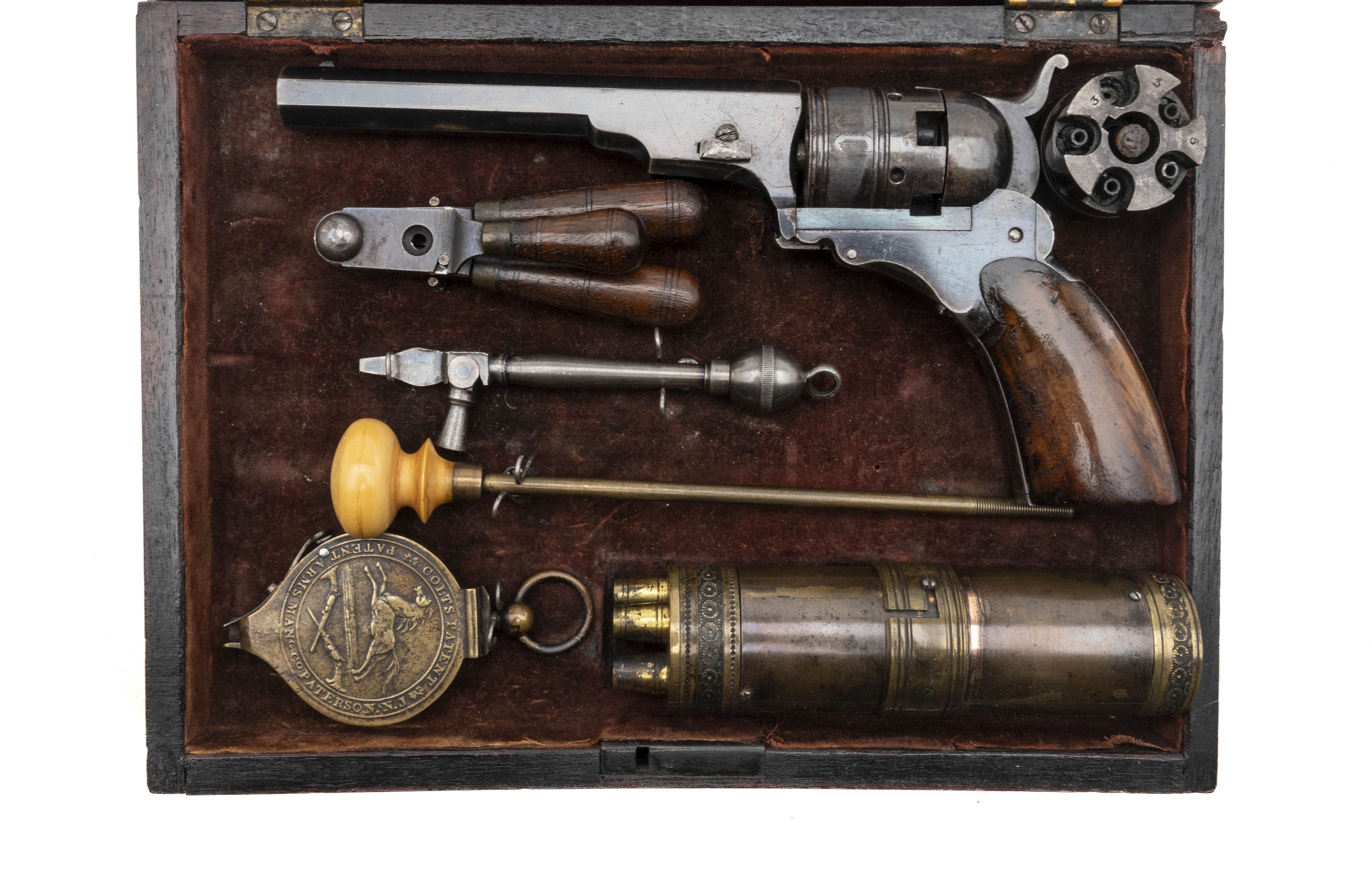 Cased Colt Belt Model No.2 Paterson Revolver (C14640)