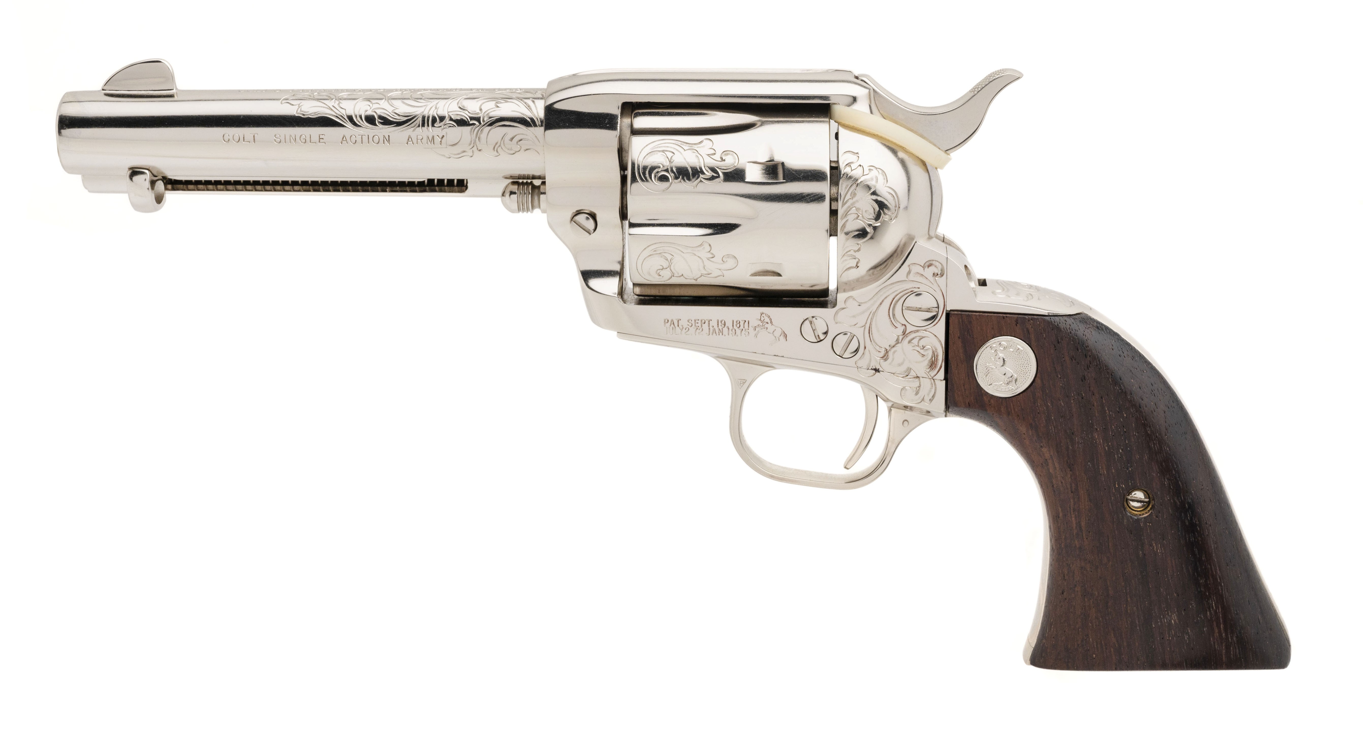 Colt Single Action Army European Edition 3rd Gen Engraved Revolver .45LC (C20231)