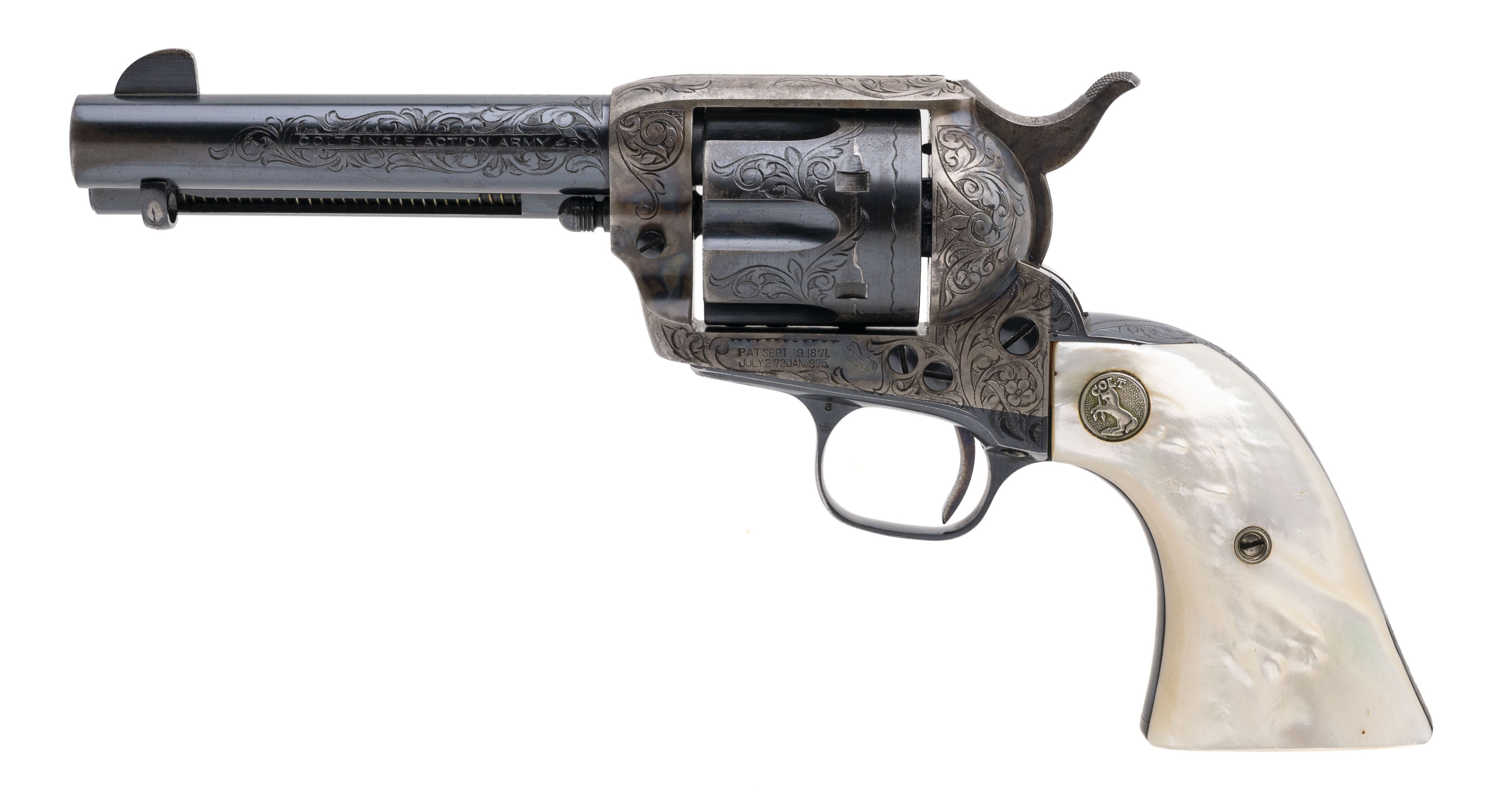 Texas Shipped Factory Engraved Colt Single Action Army (C19835)