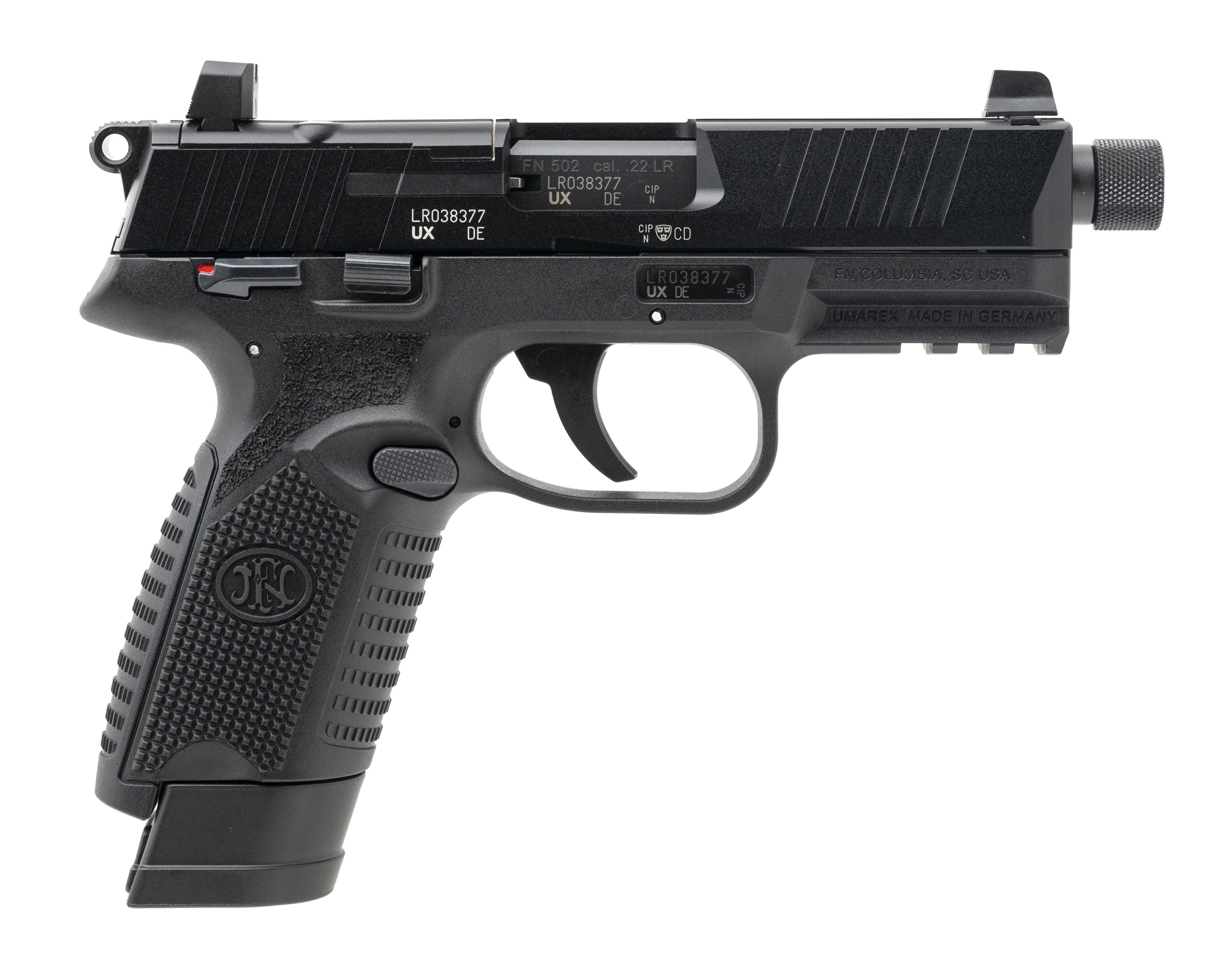 (SN: LR078712) FN 502 Tactical Pistol .22 LR (NGZ4544) NEW