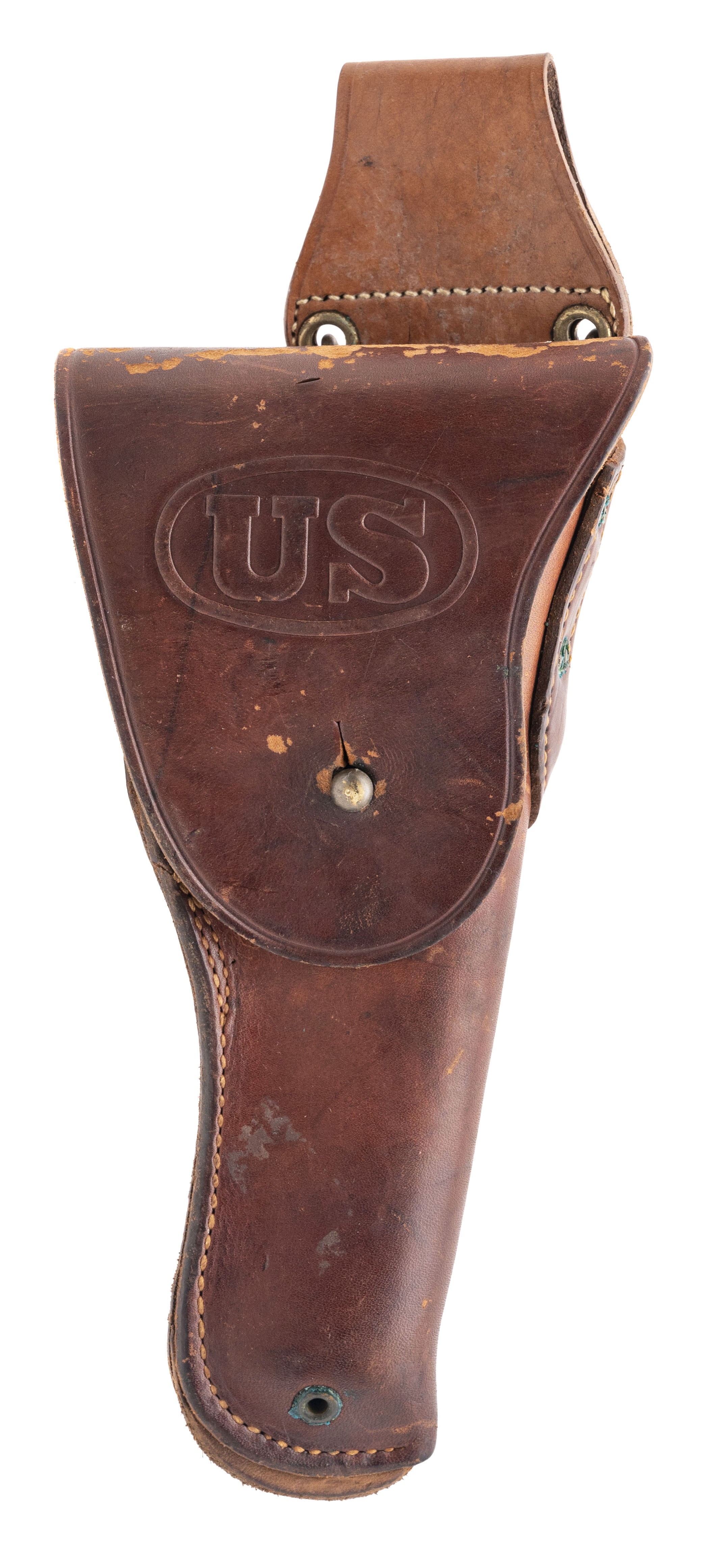 USGI WW2 BOYT 42 M1916 leather holster (MIS5356)