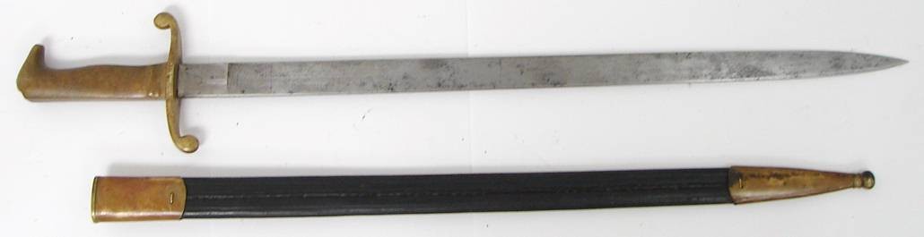 German Model 1871 artillery walking out private purchase dress bayonet. (MEW1044)