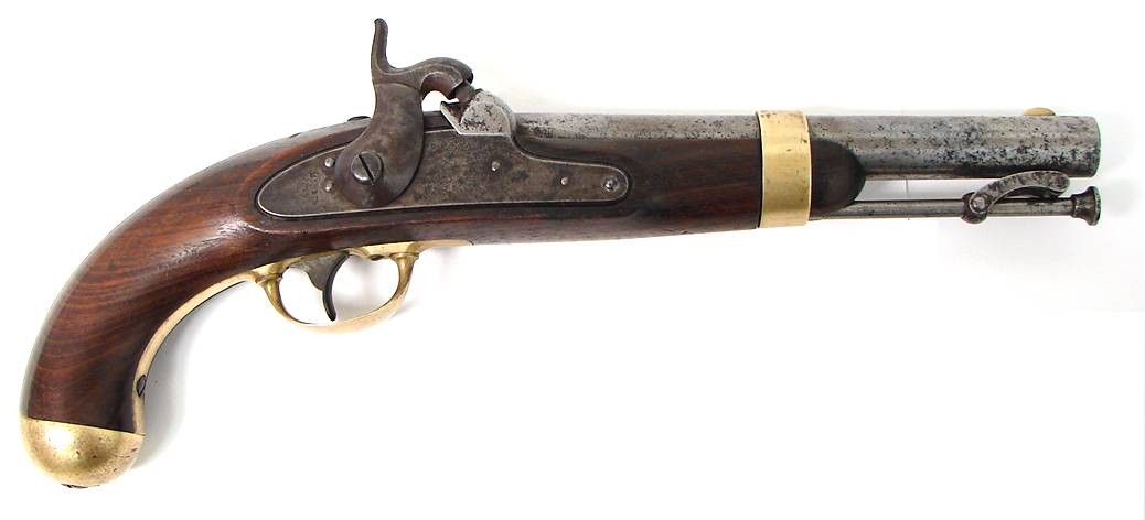 U.S. Model 1842 percussion pistol by Aston dated 1852  (AH2715)