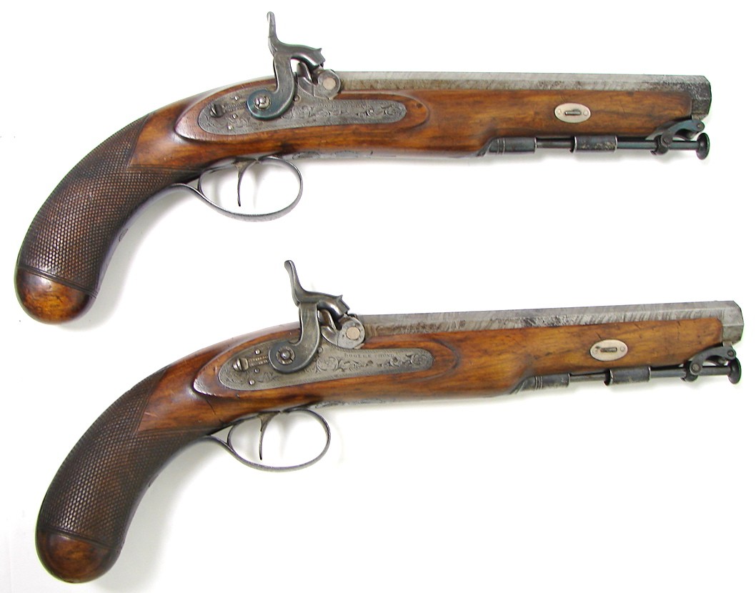 Pair of Percussion Travelers Pistols .63 Caliber (AH2780)