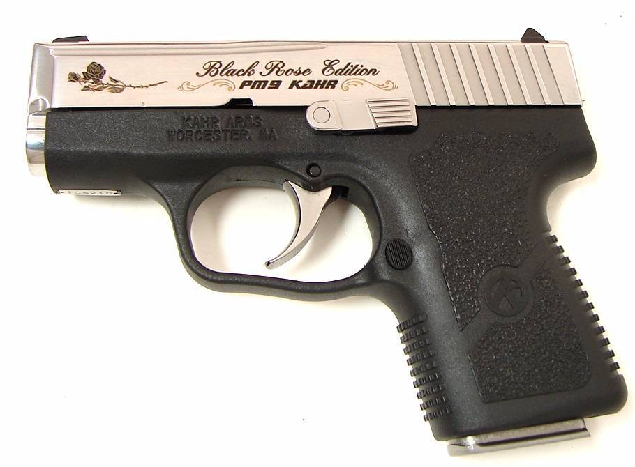 Kahr Arms PM9 9MM Para "Black Rose"  (iPR17658) New. Price may change without notice.