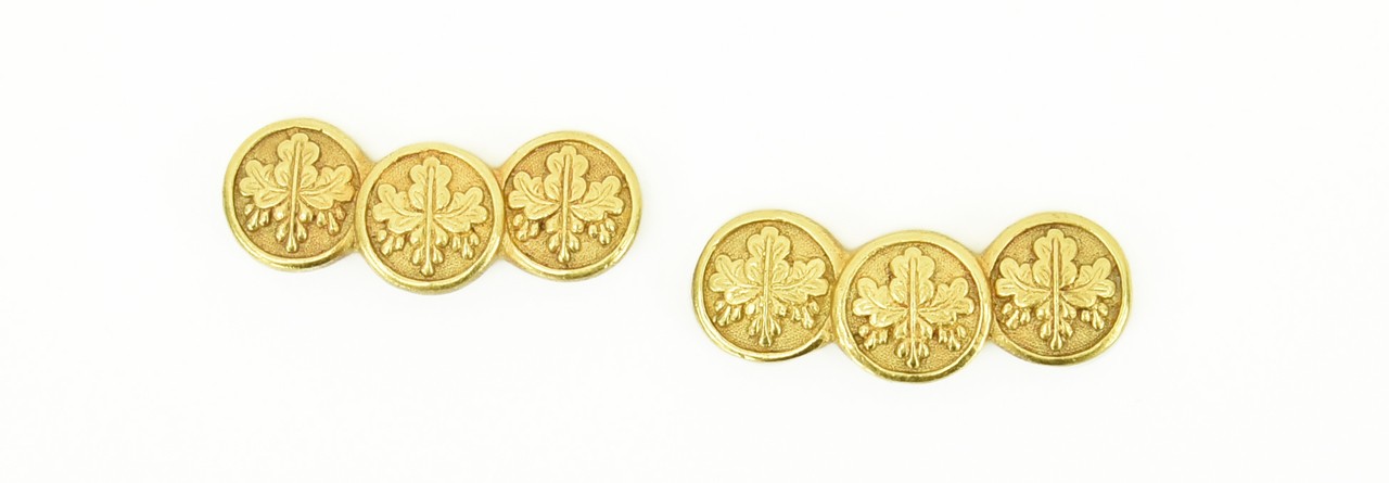 Pair of gold Menuki