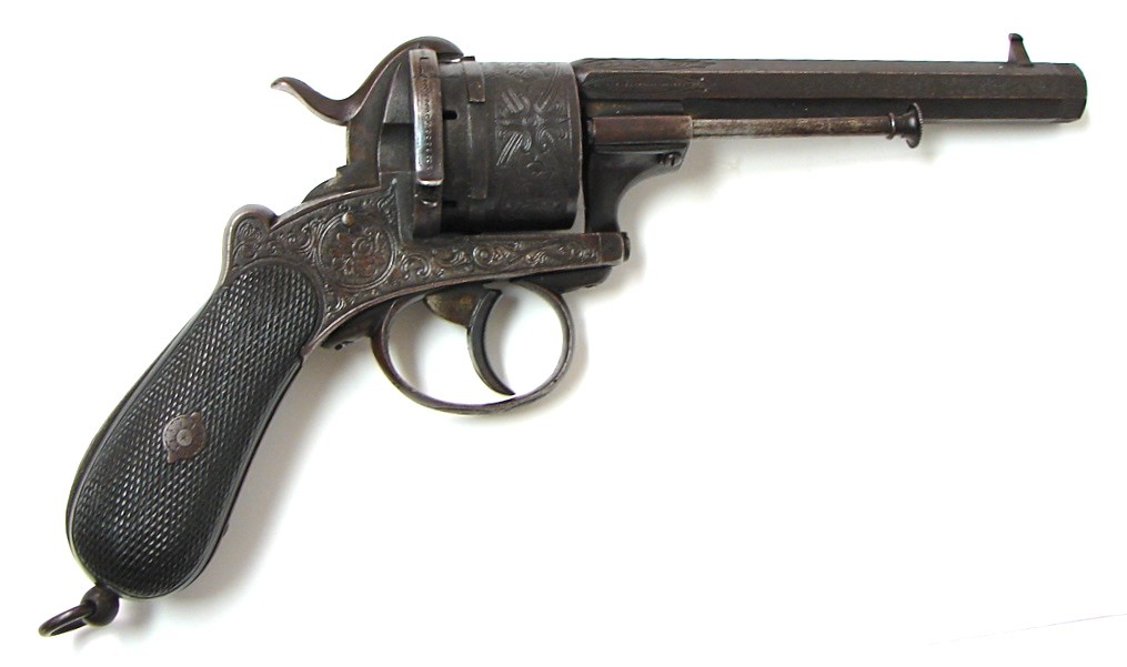 French Pinfire 11 MM caliber revolver. (AH2901)