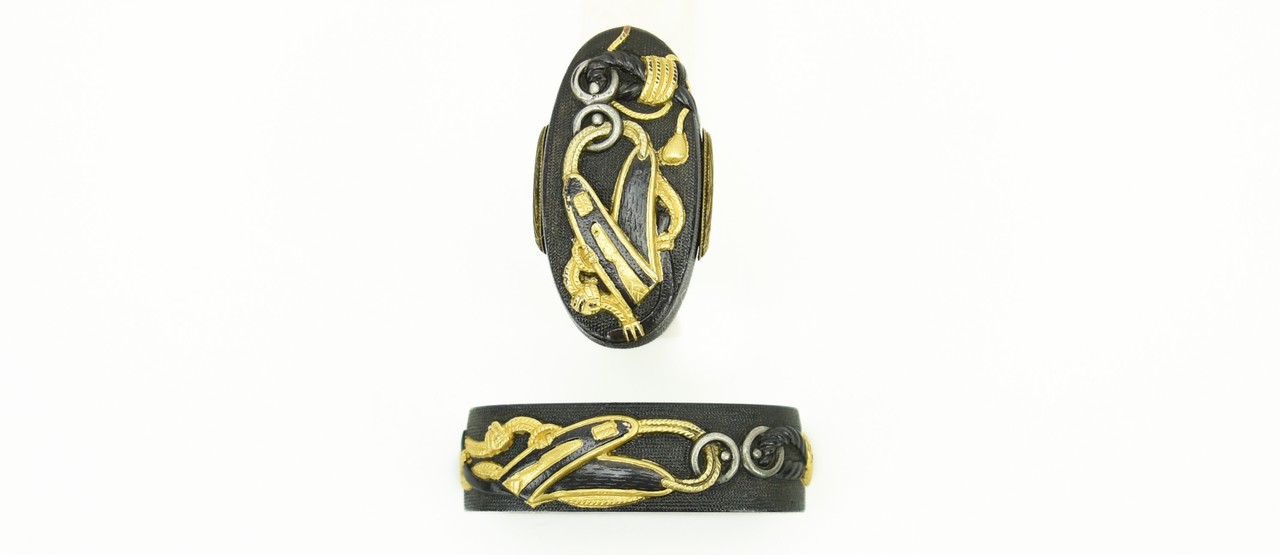 Kinko Fuchi Kashira and Kodzuka set (MGJ360)
