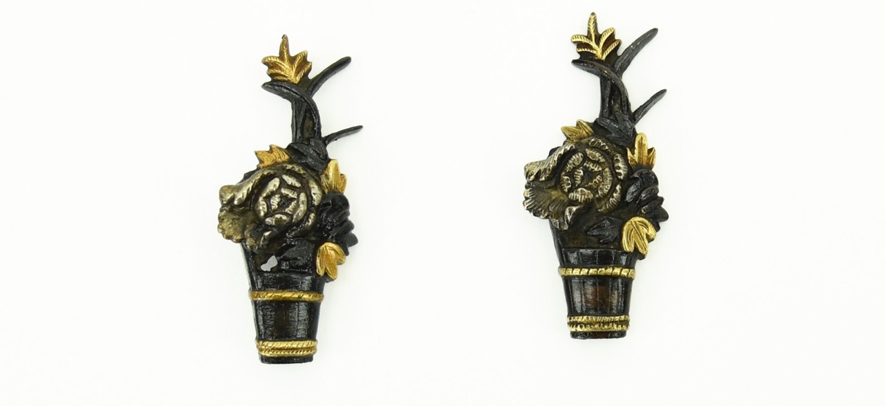 Two pairs of kinko Menuki