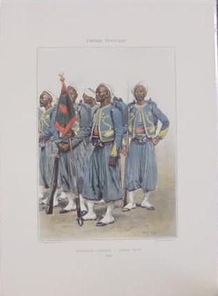 Tirailleurs In Digenes - Grande Tenue 1886 Reprints  (MM120)