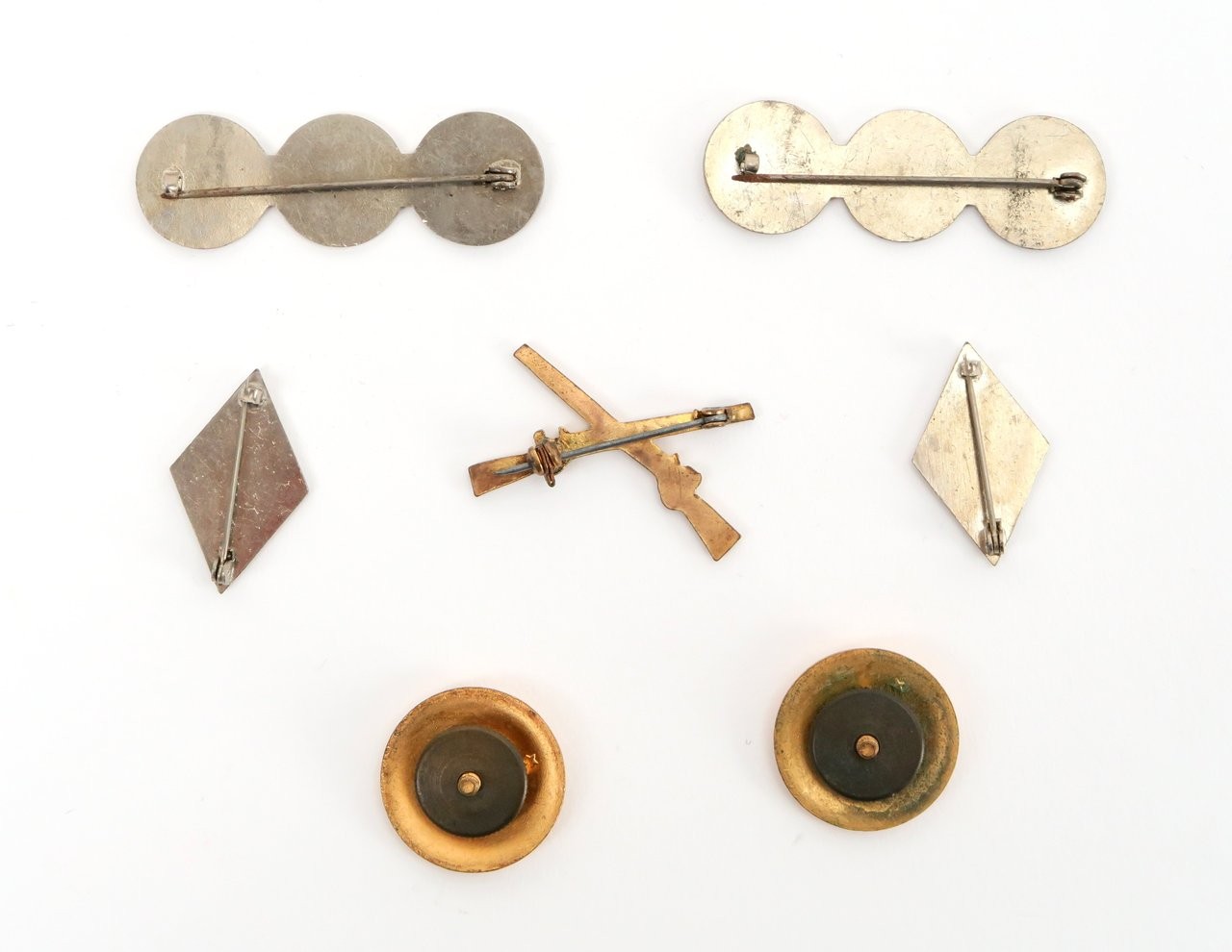 Lot of Vintage ROTC Rank Devices (MM857)