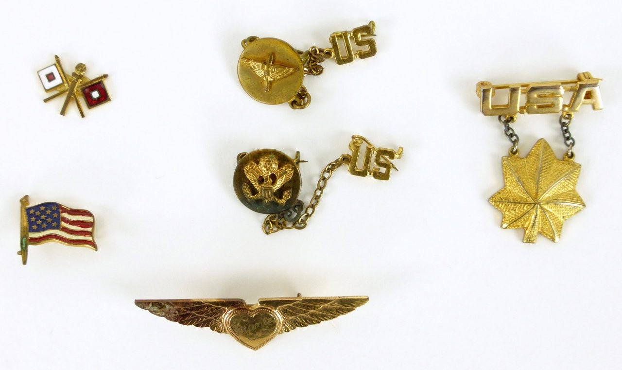 WWII Sweetheart pins (MM843)
