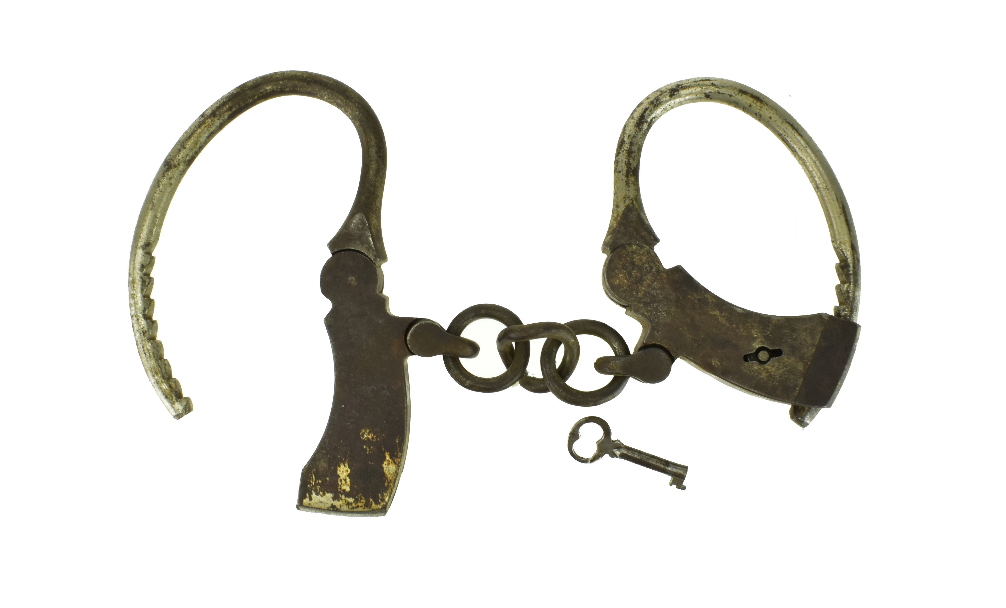  Vintage Handcuffs Made by Matt Tuck Manufactured Co. (MIS1258)