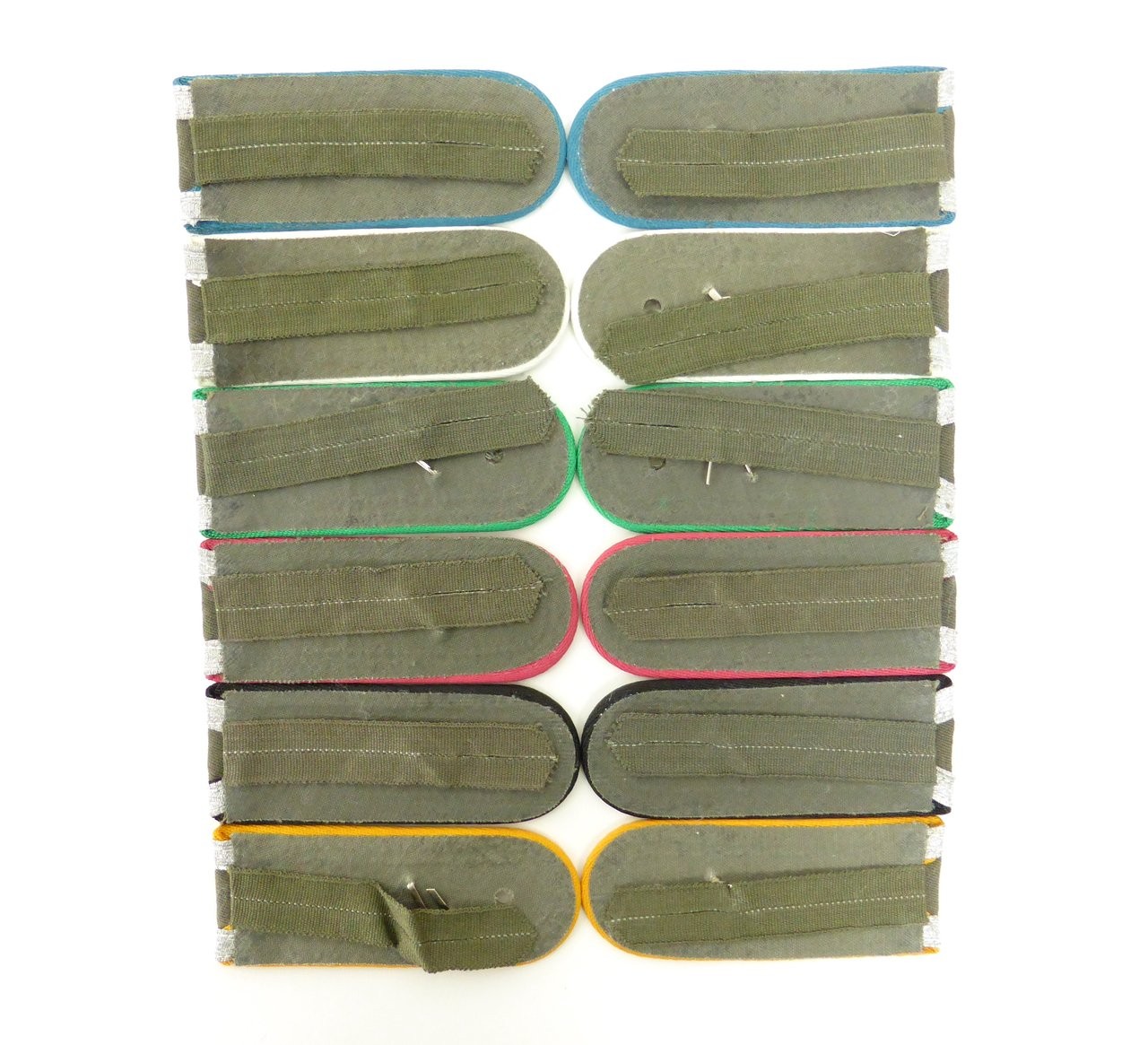 Six Sets of Assorted East German Shoulder Bars (MM816)