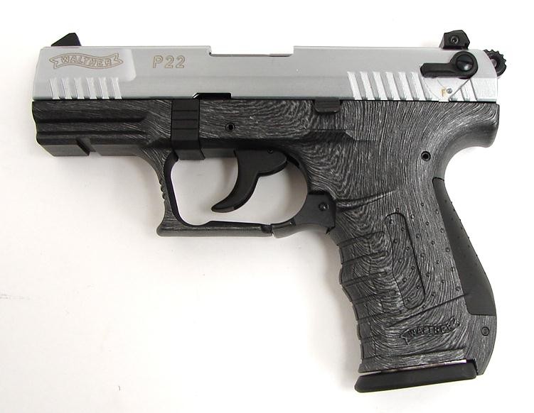 Walther P22 .22 LR "Carbon fiber finish"  (iPR12116) New.  Price may change without notice.