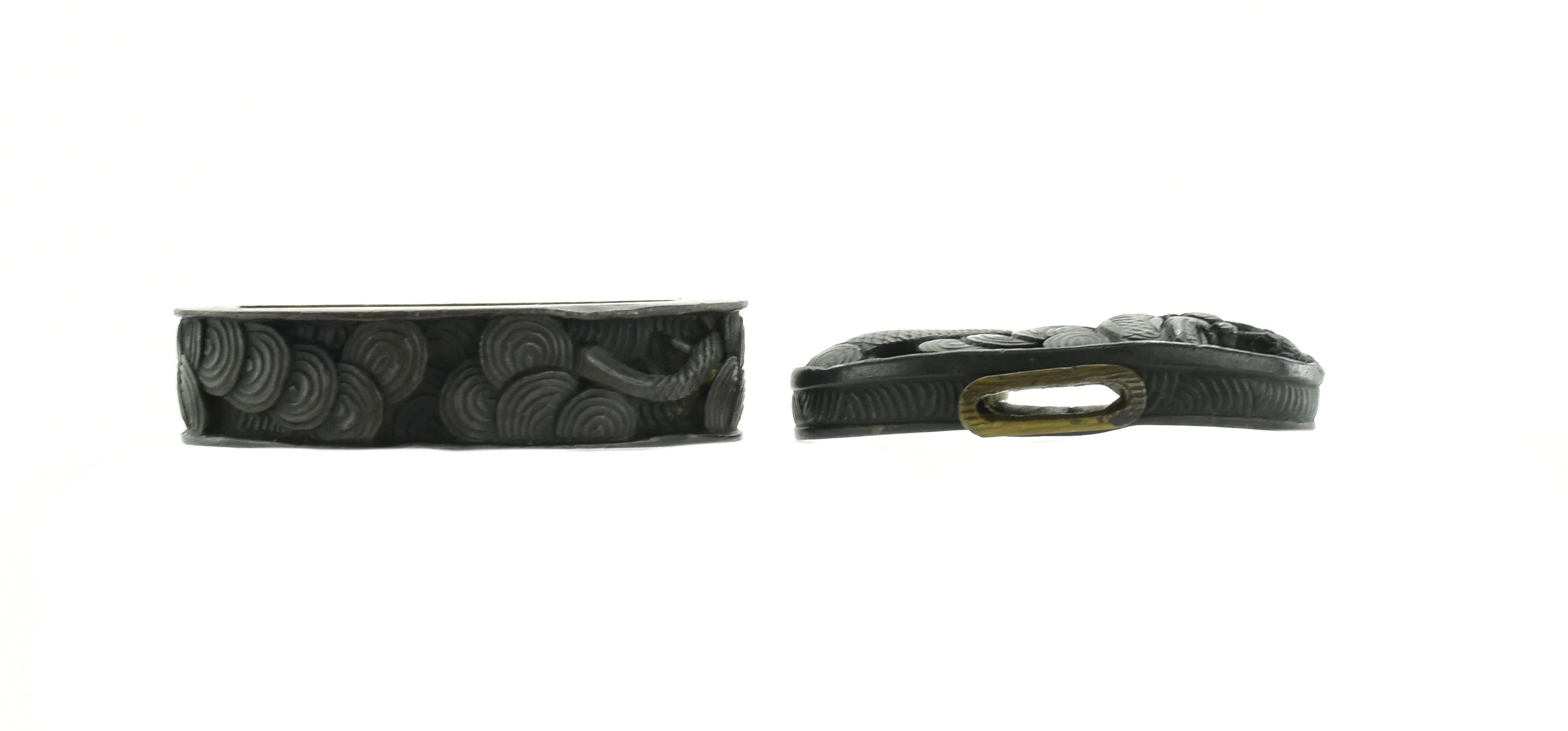 Authentic antique Japanese Kinko Fuchi Kashira (MGJ935)