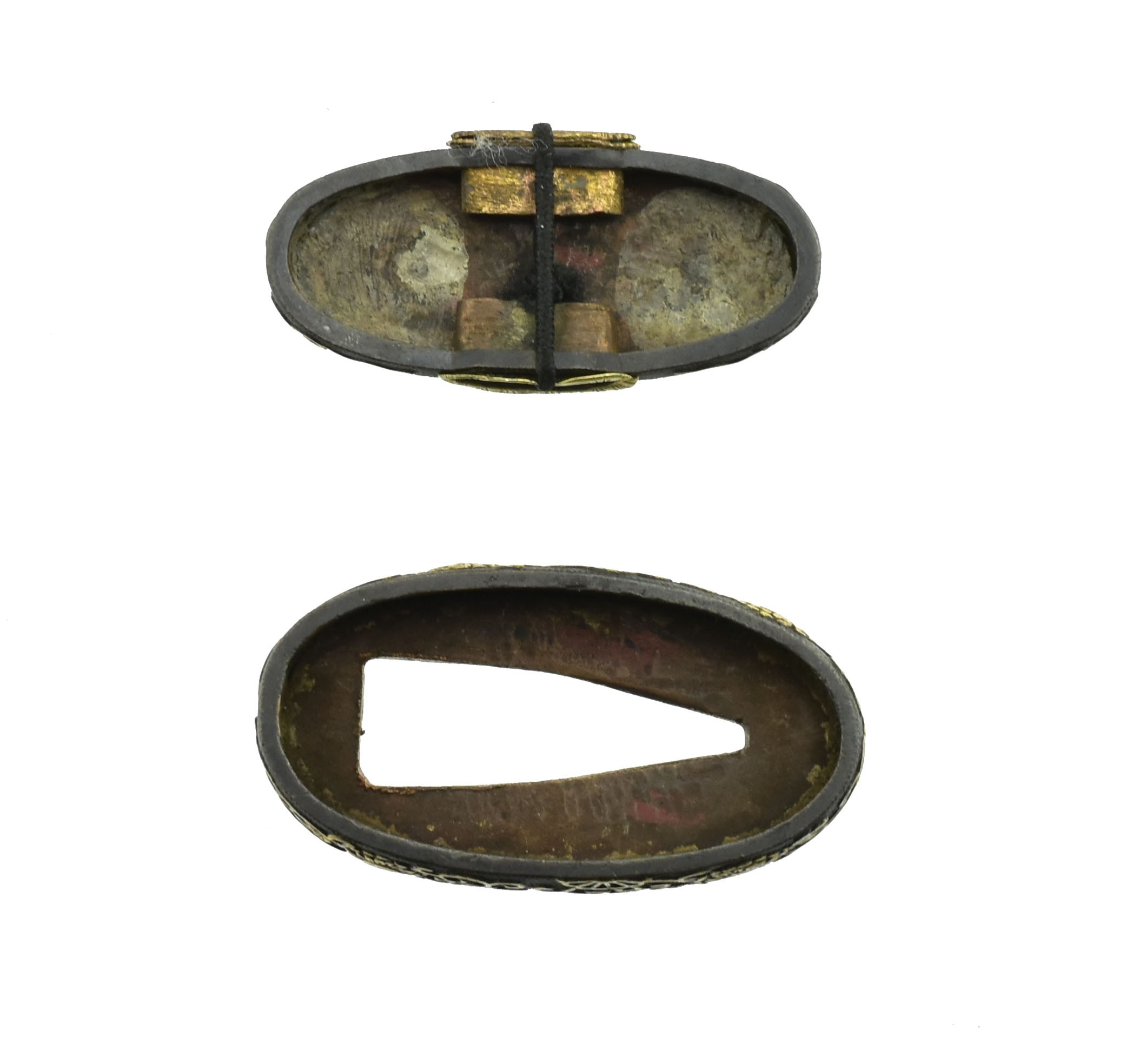 Authentic antique Japanese Kinko Fuchi Kashira (MGJ931)