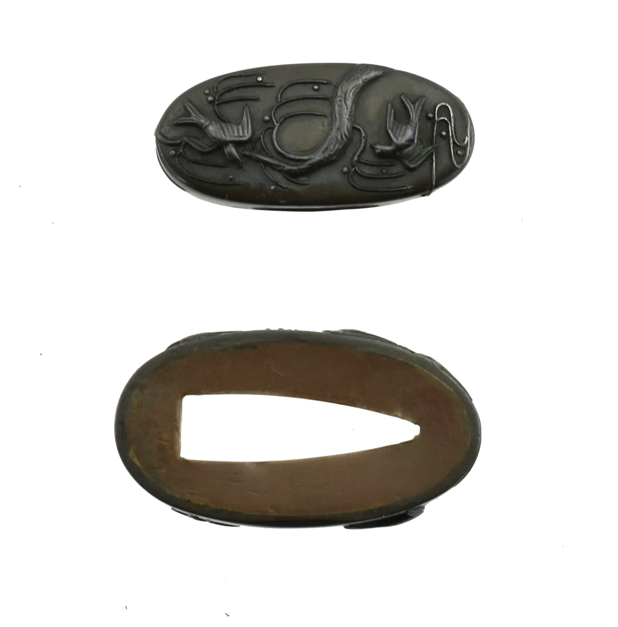 Authentic antique Japanese Kinko Fuchi Kashira (MGJ940)