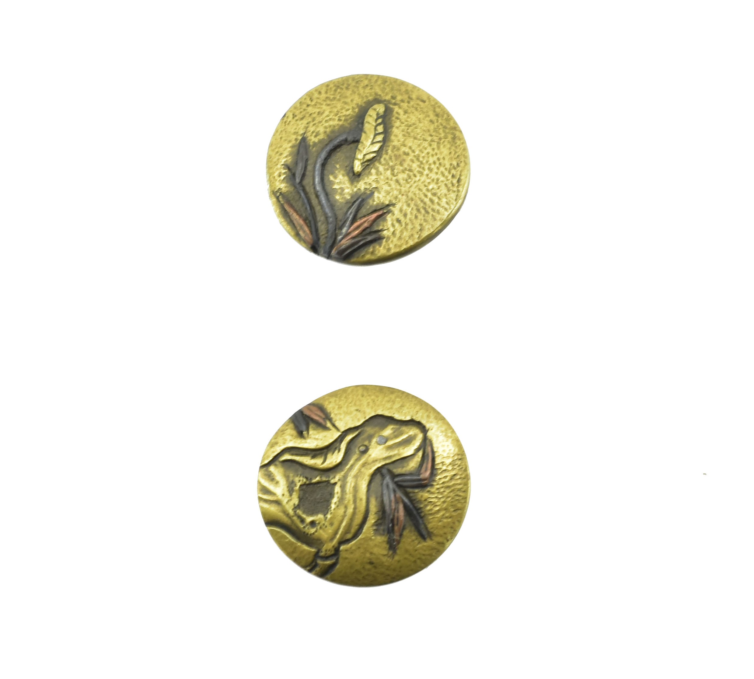 Authentic antique Japanese Menuki