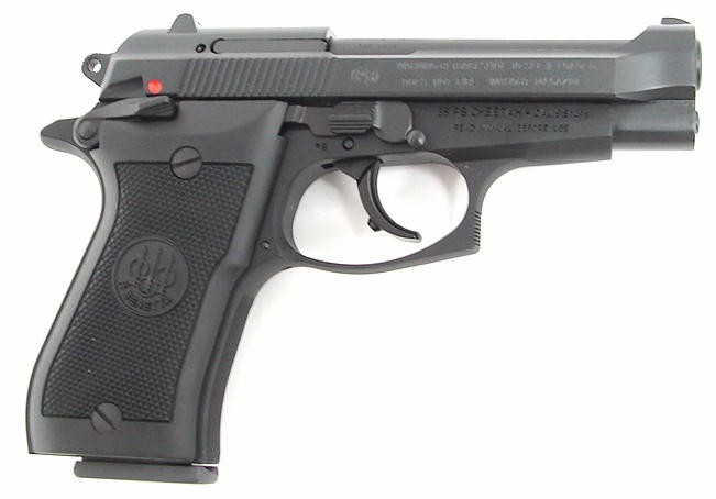 Beretta 85FS .380 ACP caliber pistol. All black finish with single ...