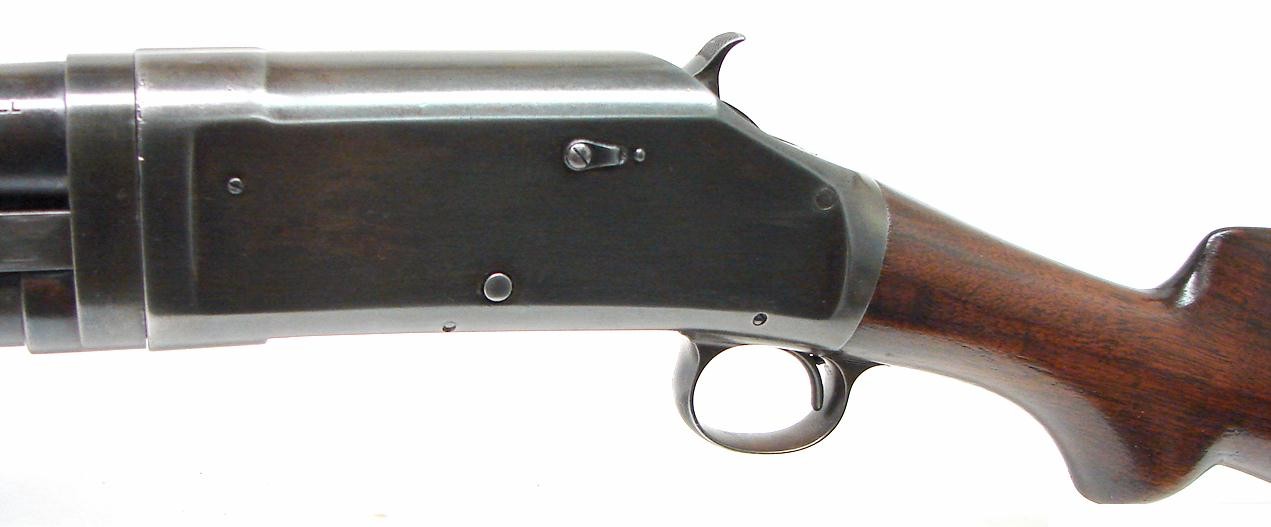 Winchester 1897 16 gauge shotgun. Manufactured approximately 1912. Bore
