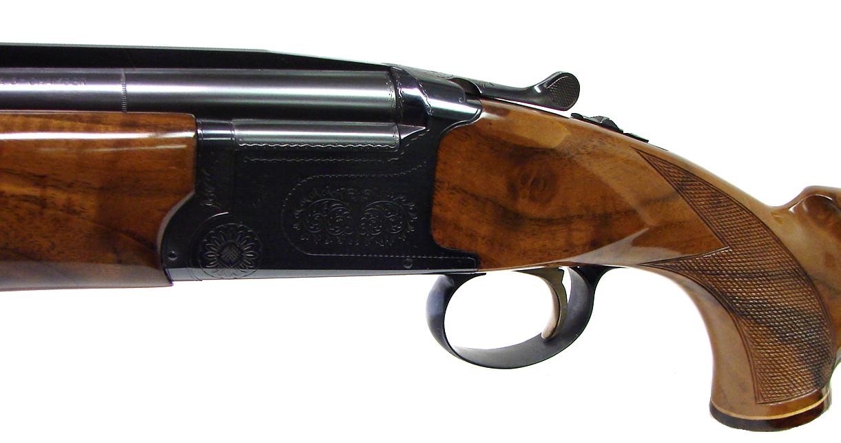 Weatherby Olympian 20 gauge shotgun. Over/under field gun with 26