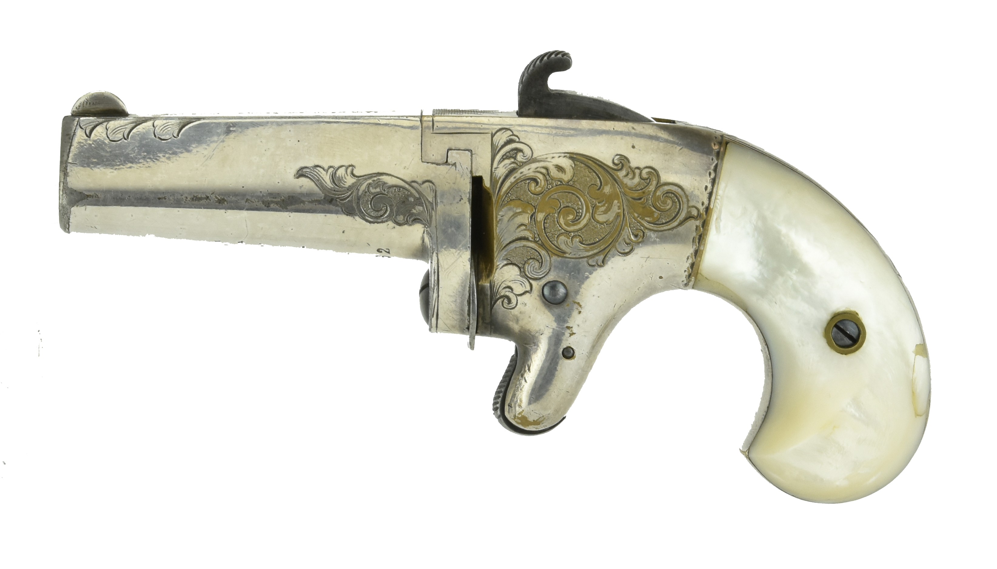 National Arms Derringer with Pearl Grips (AH4716)