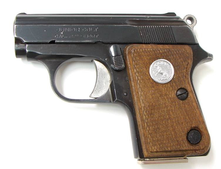 Colt Junior .22 Short caliber pistol. Early model pocket pistol, 1960 s