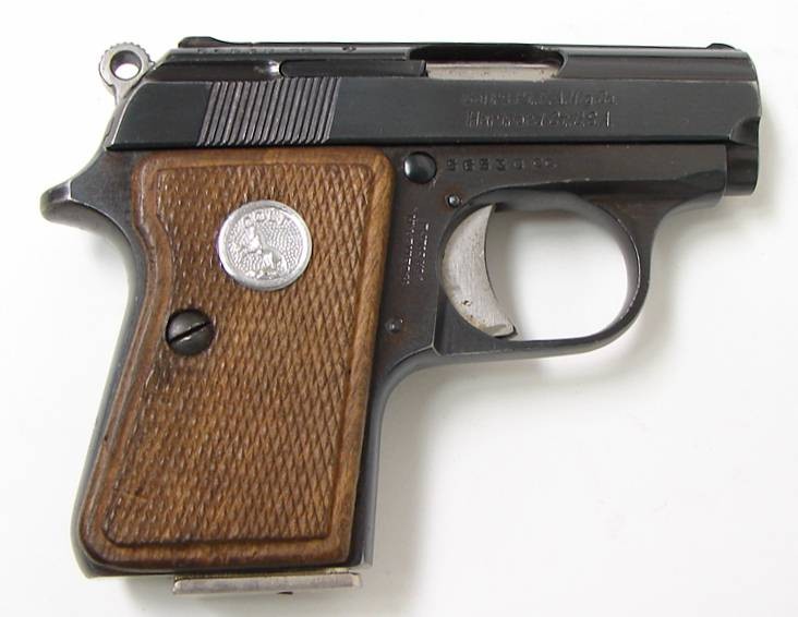 Colt Junior .22 Short caliber pistol. Early model pocket pistol, 1960 s