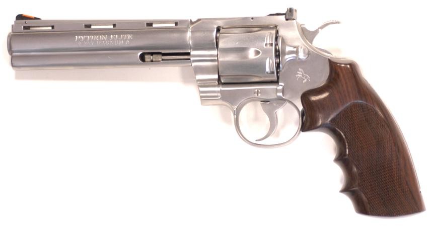 Colt Python Elite 357 stainless revolver. Pre-owned. (pr2123 ...