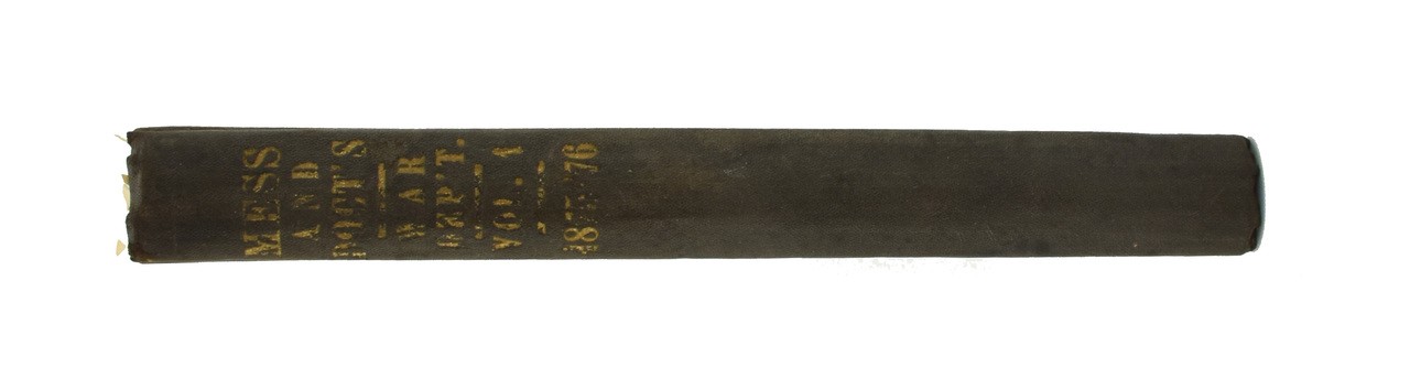 Book: Message and Documents – War Department, Volume 1, 1875-76