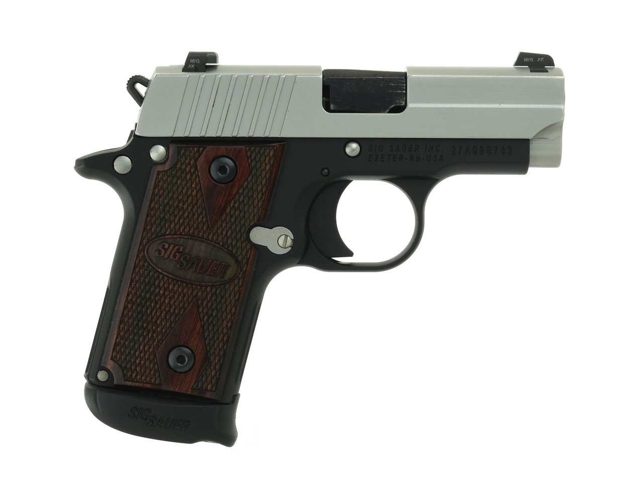 Sig Sauer P238 .380 ACP caliber pistol for sale.