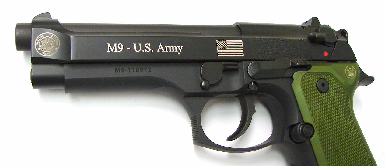 Beretta M9 9mm Para caliber pistol. U.S. Army Special Edition